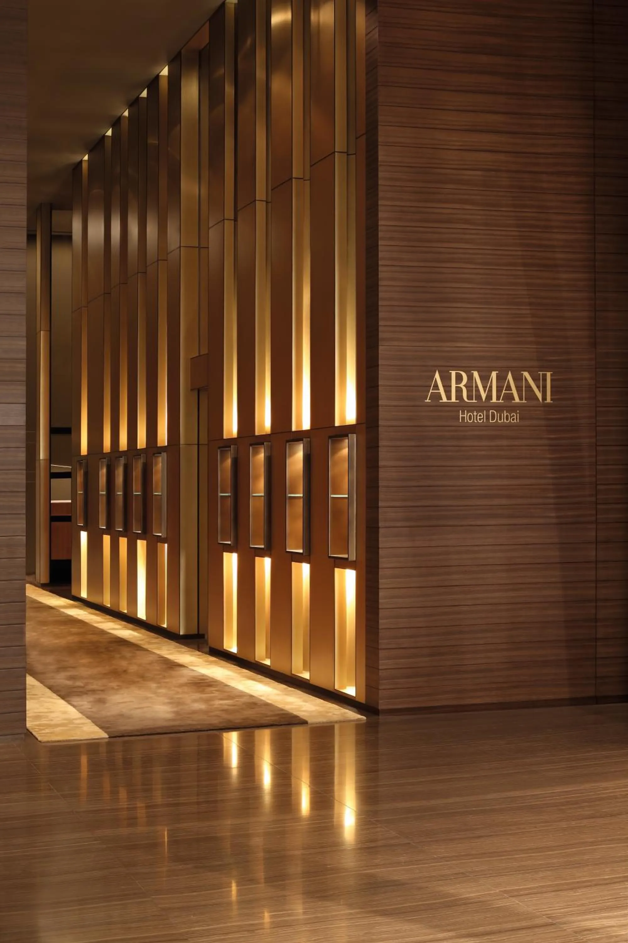 Decorative detail in Armani Hotel Dubai, Burj Khalifa