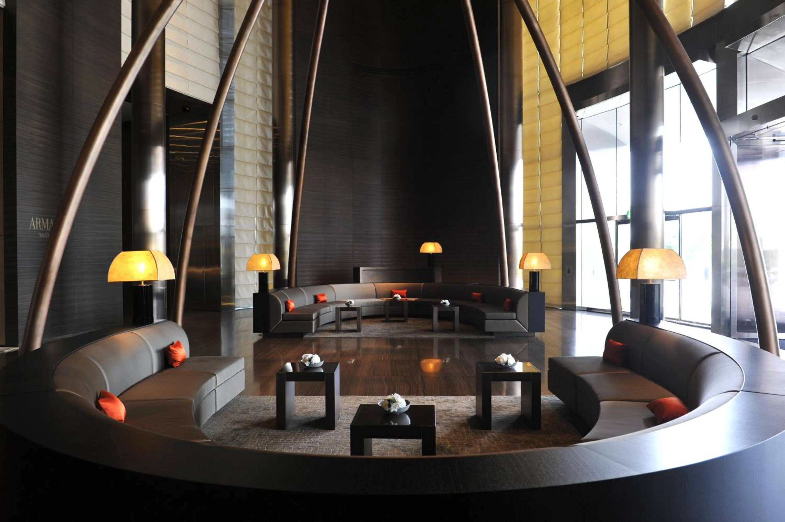 Lobby or reception in Armani Hotel Dubai, Burj Khalifa