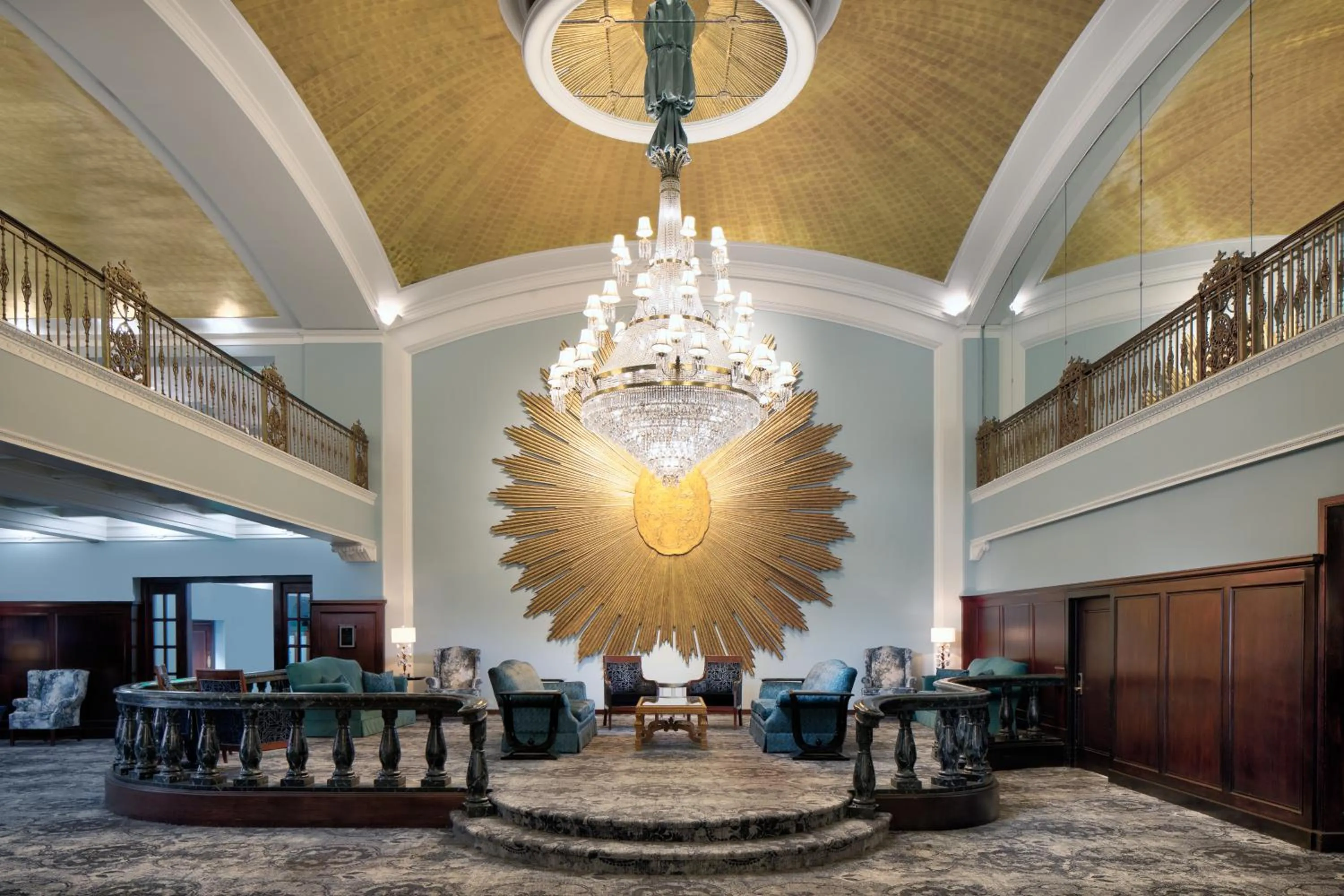 Lobby or reception in Amway Grand Plaza Hotel, Curio Collection by Hilton