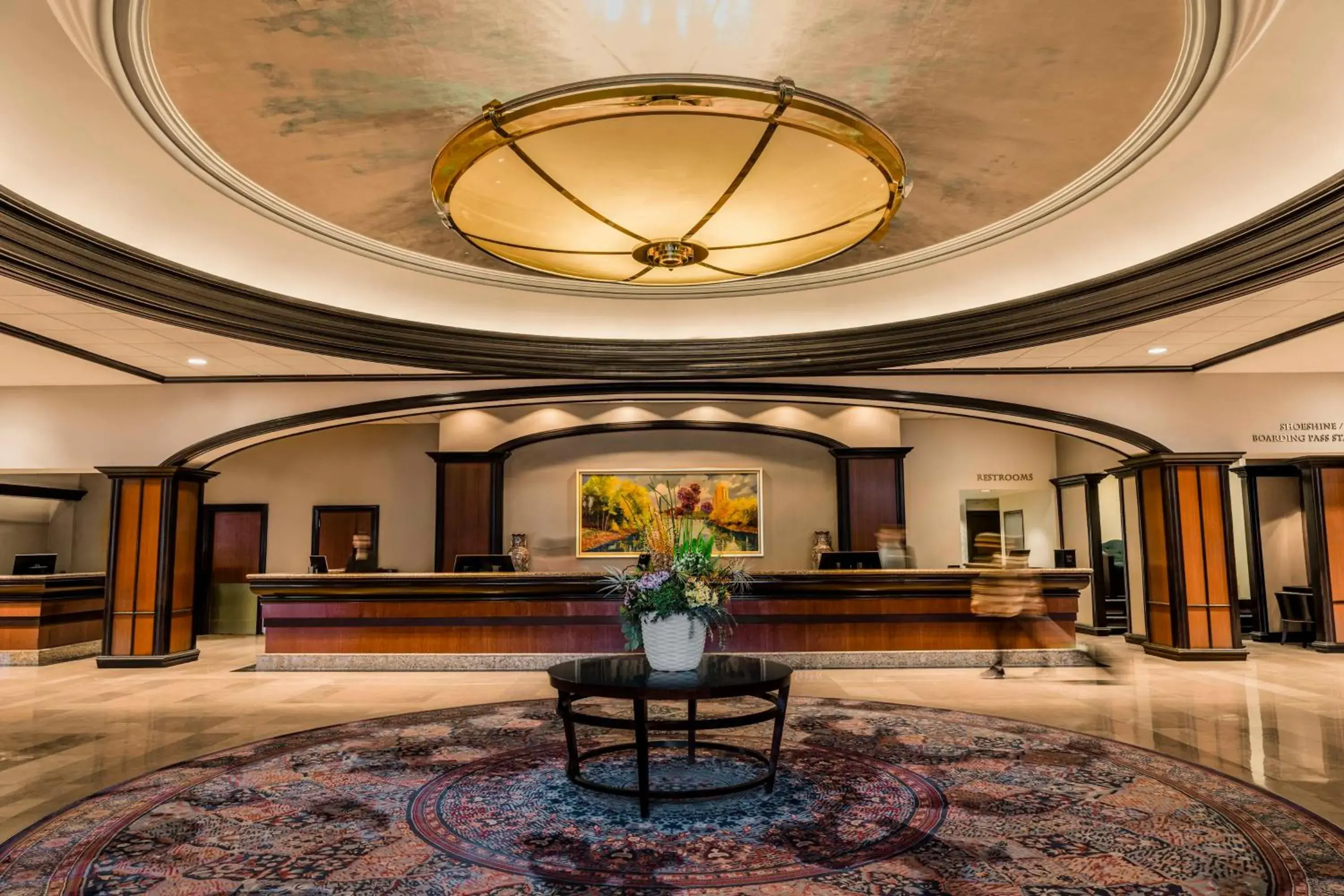 Lobby or reception in Amway Grand Plaza Hotel, Curio Collection by Hilton Lobby or reception in Amway Grand Plaza Hotel, Curio Collection by Hilton