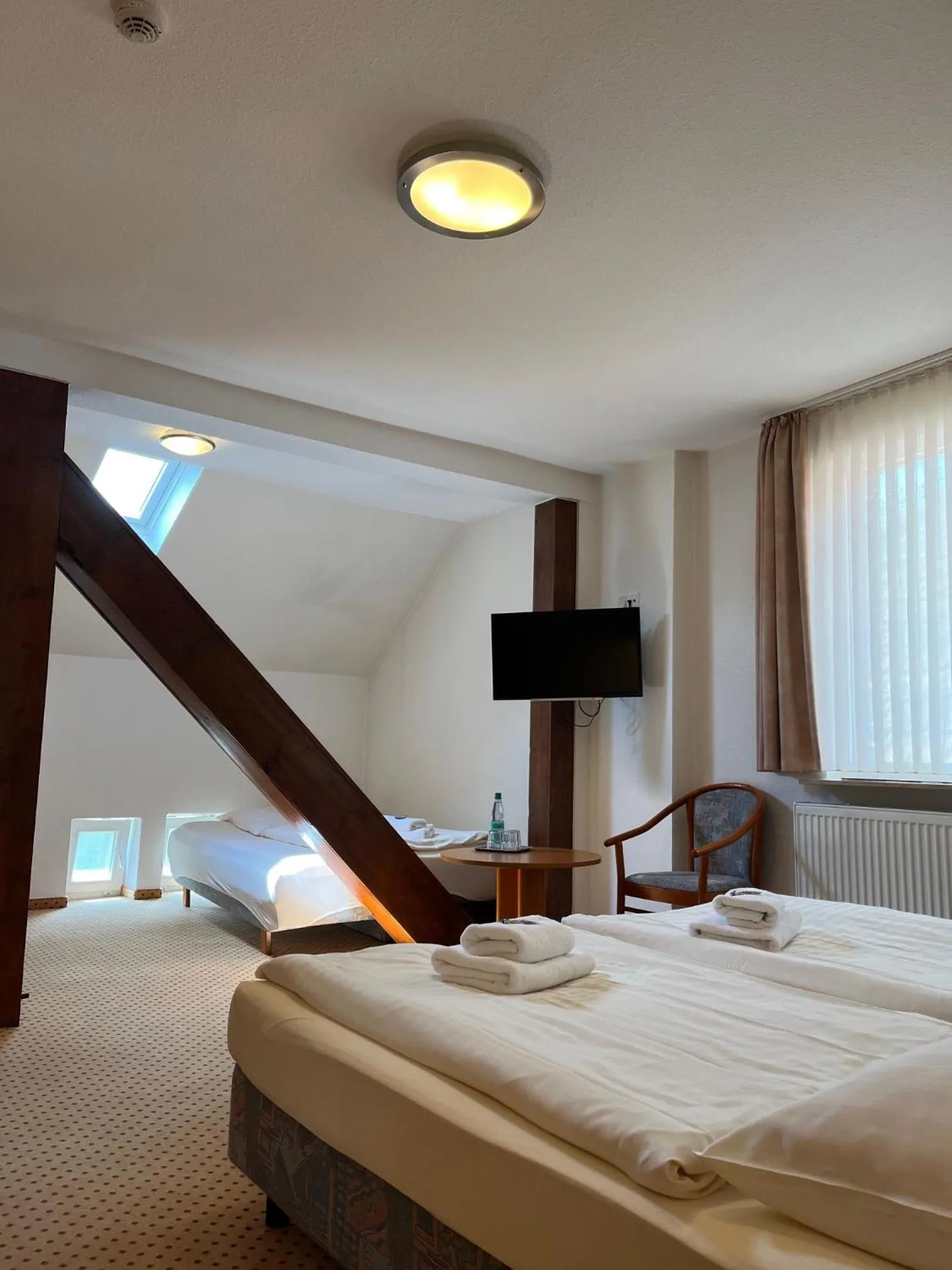Bed in Hotel Brauhaus Bückeburg