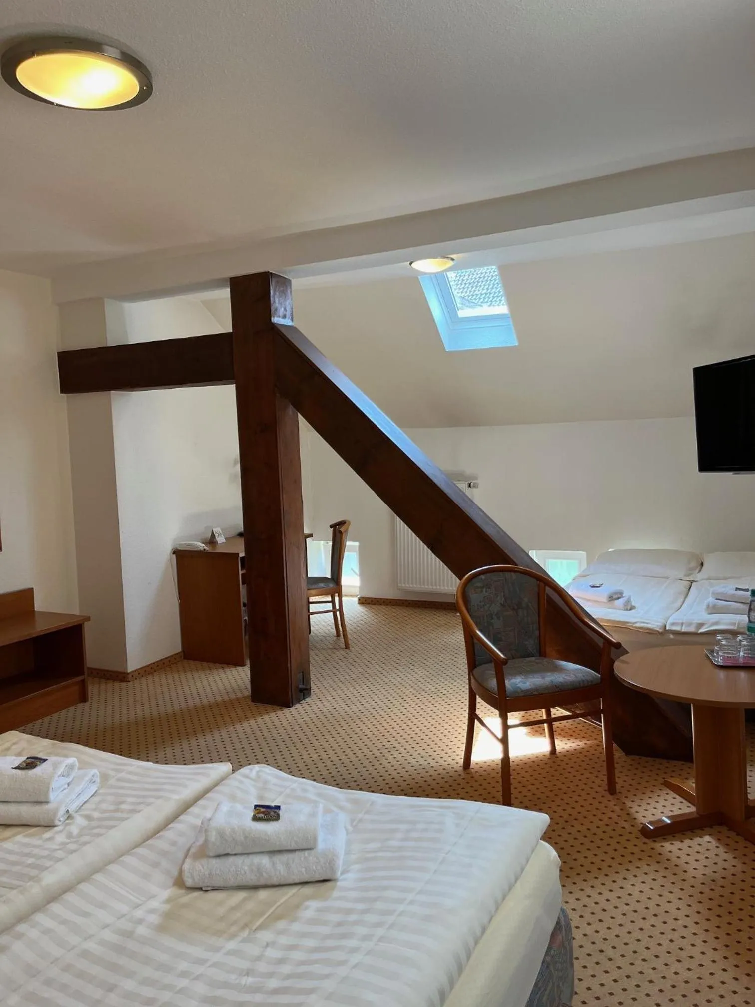 Bed in Hotel Brauhaus Bückeburg