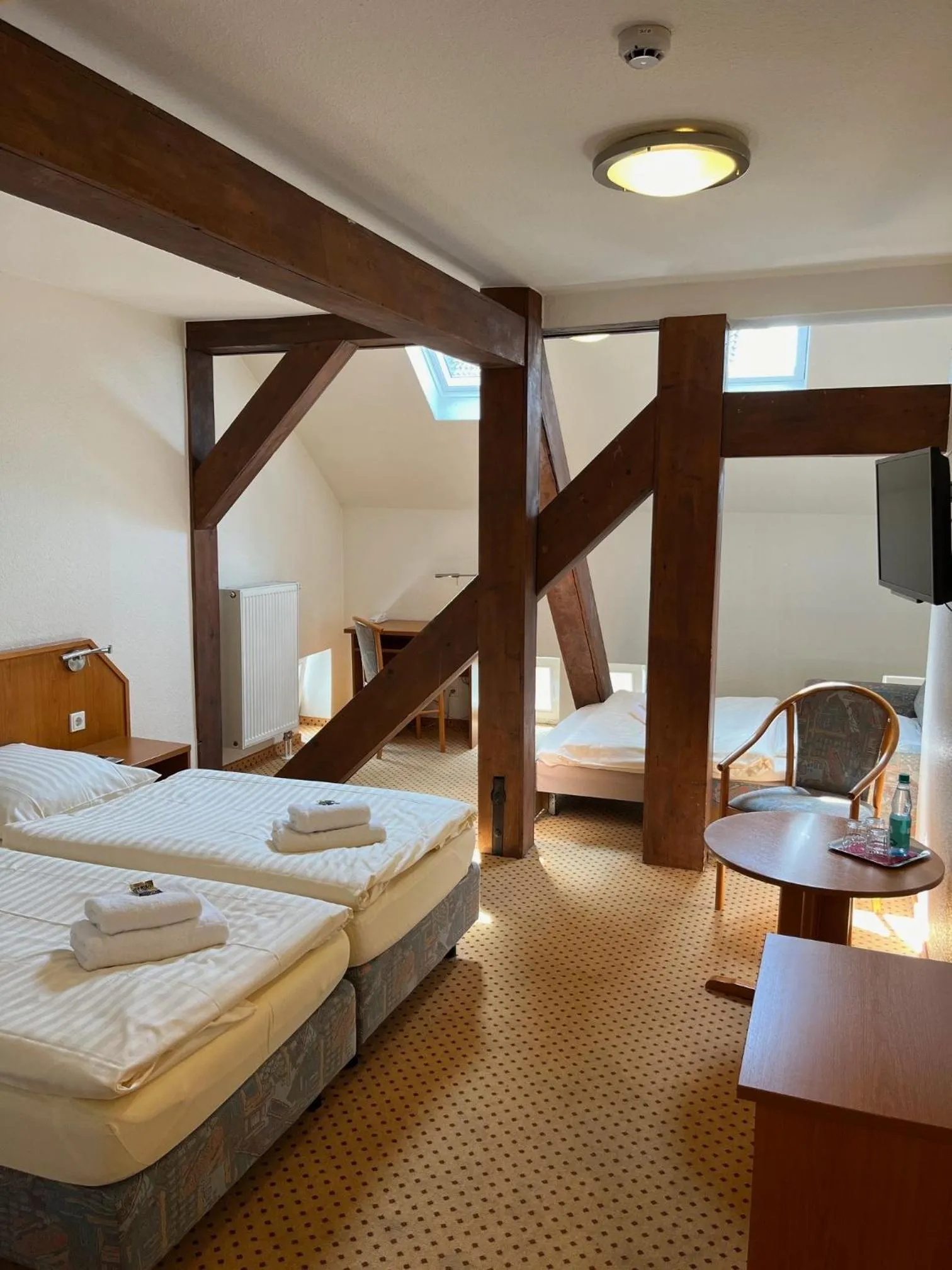 Bed in Hotel Brauhaus Bückeburg