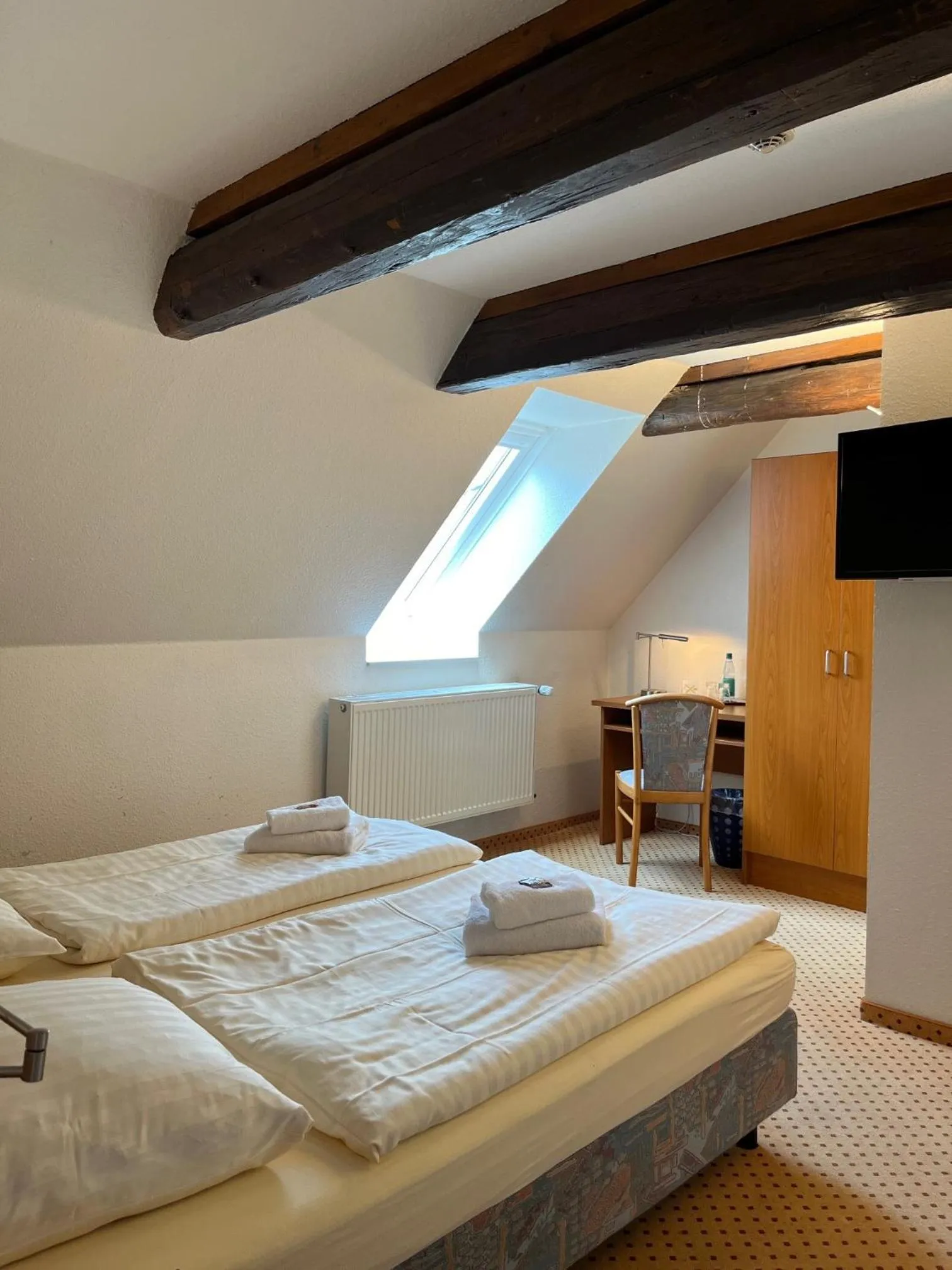 Bed in Hotel Brauhaus Bückeburg