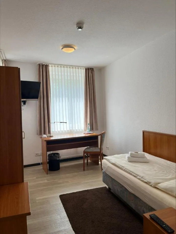 Bed in Hotel Brauhaus Bückeburg