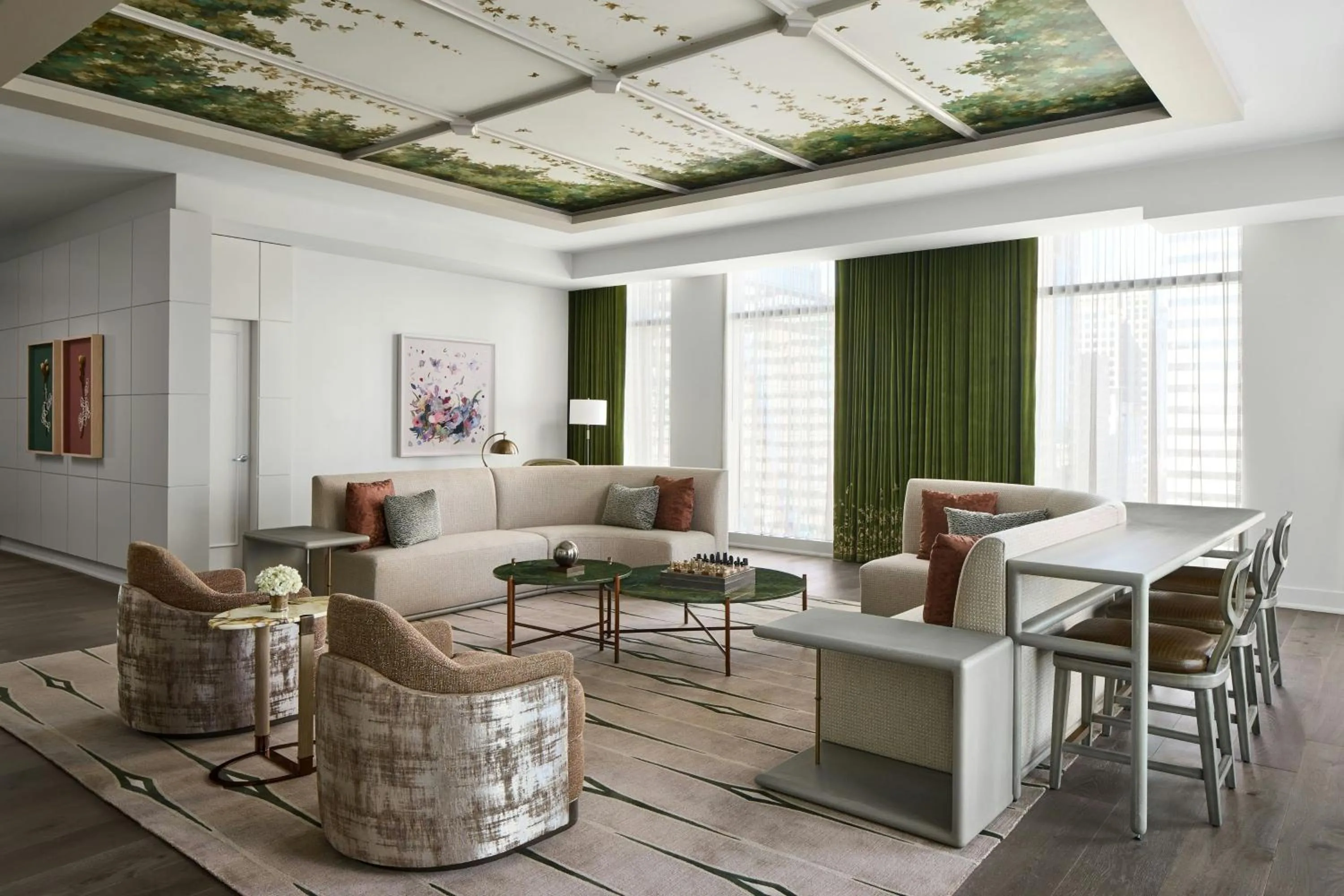 Living room in The Ritz-Carlton, Charlotte