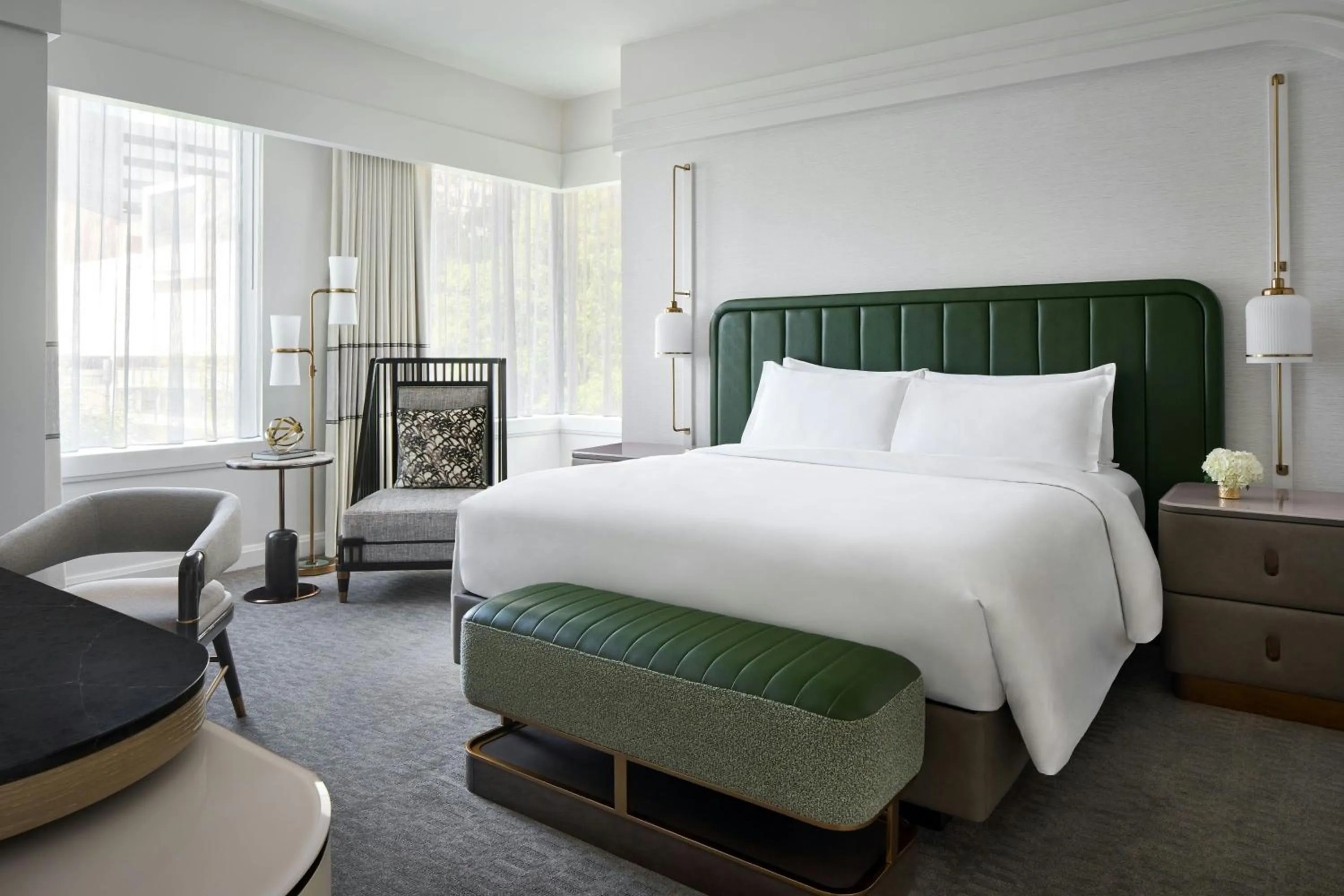 Bedroom, Bed in The Ritz-Carlton, Charlotte