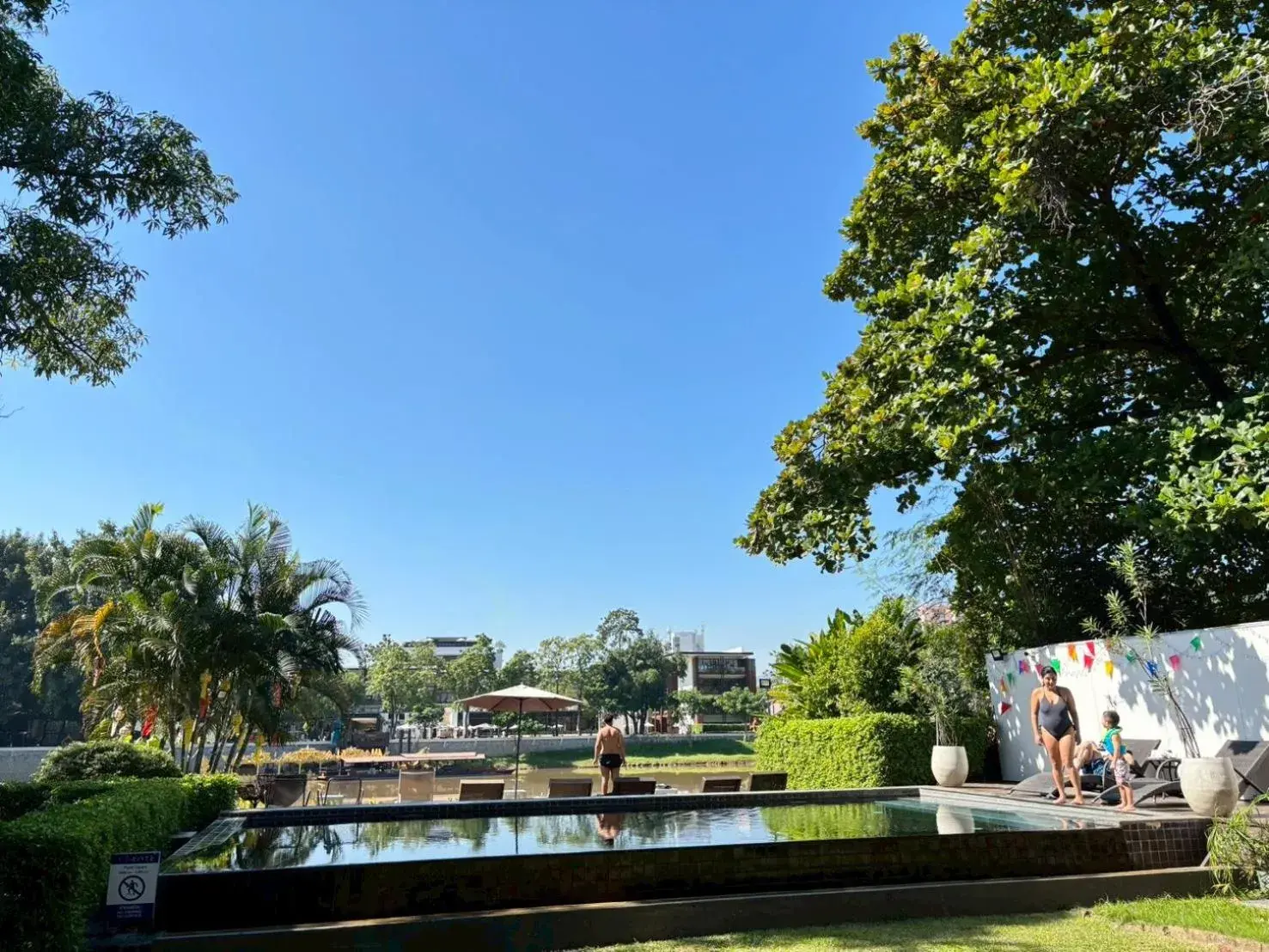 Swimming pool in i-river chiangmai Swimming pool in i-river chiangmai