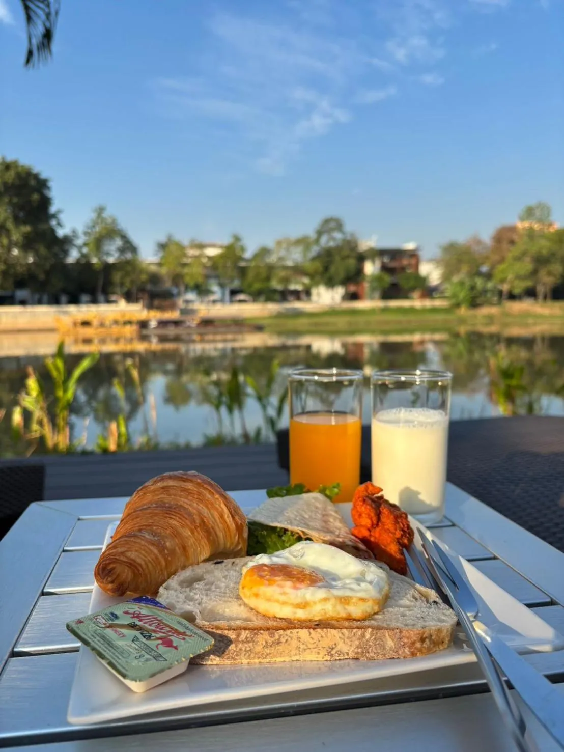 Breakfast in i-river chiangmai