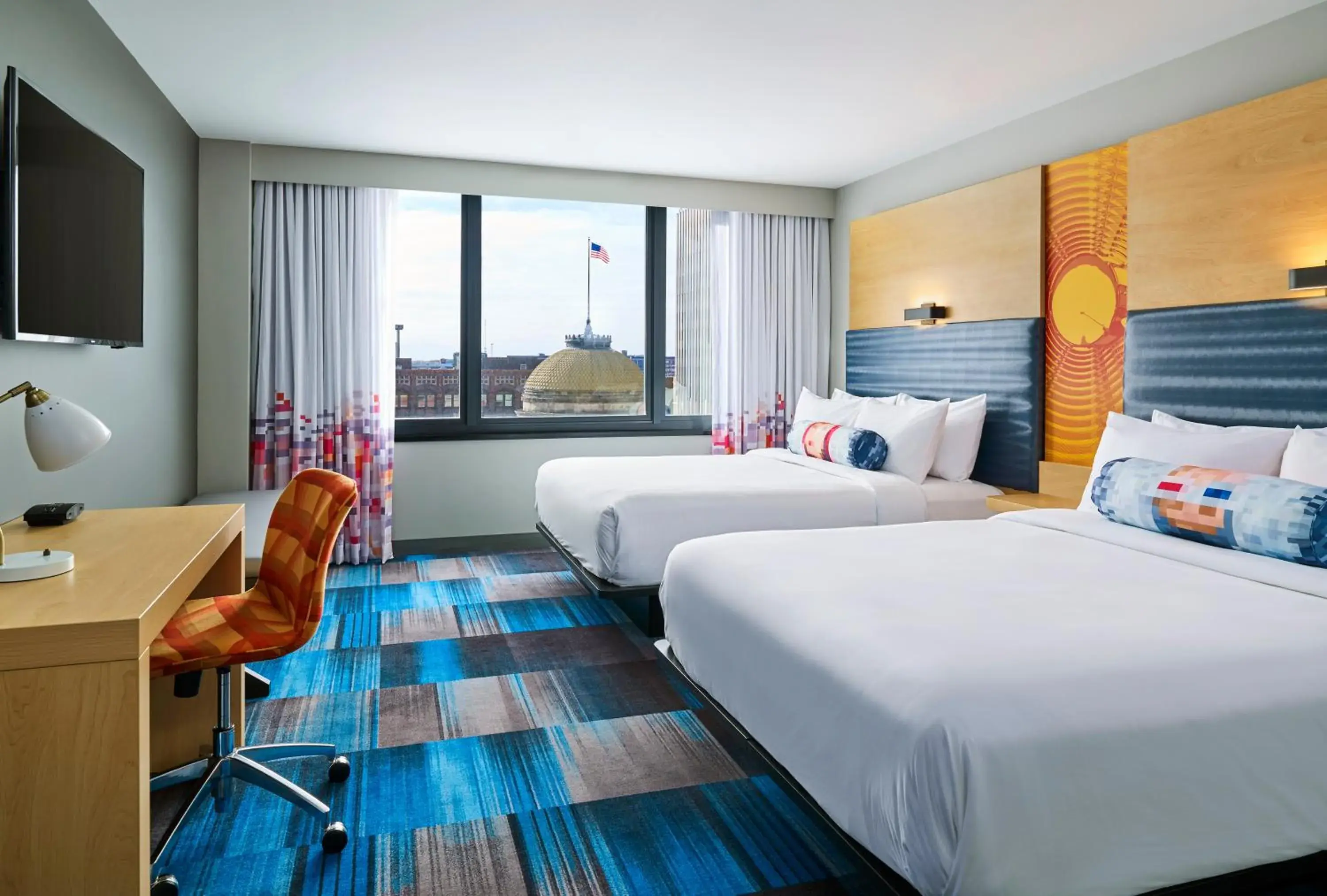 Savvy, Guest room, 2 Queen in Aloft South Bend Savvy, Guest room, 2 Queen in Aloft South Bend