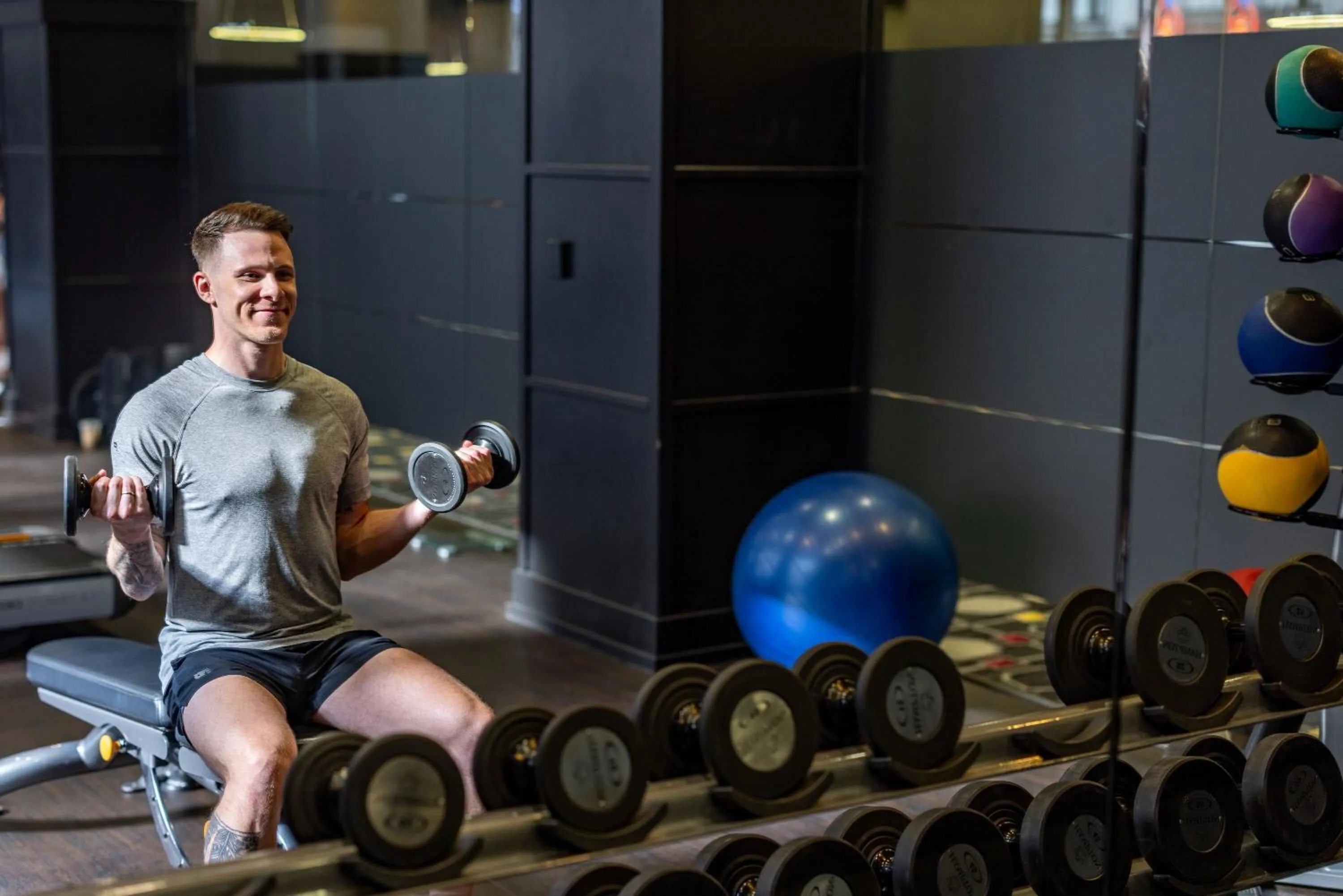 Fitness centre/facilities in Dallas Marriott Suites Medical/Market Center
