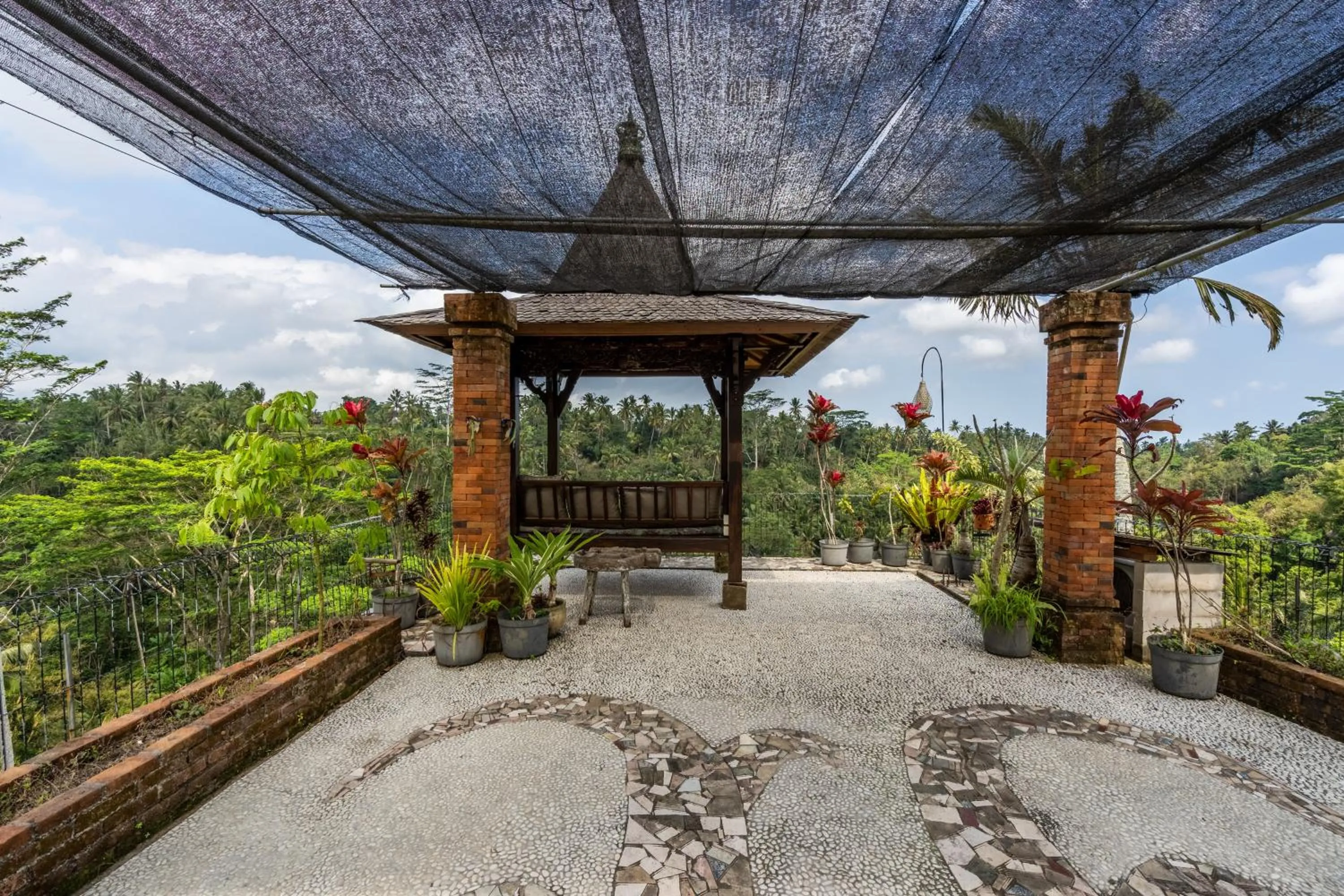 Patio in Tirta Asri Ubud Villa