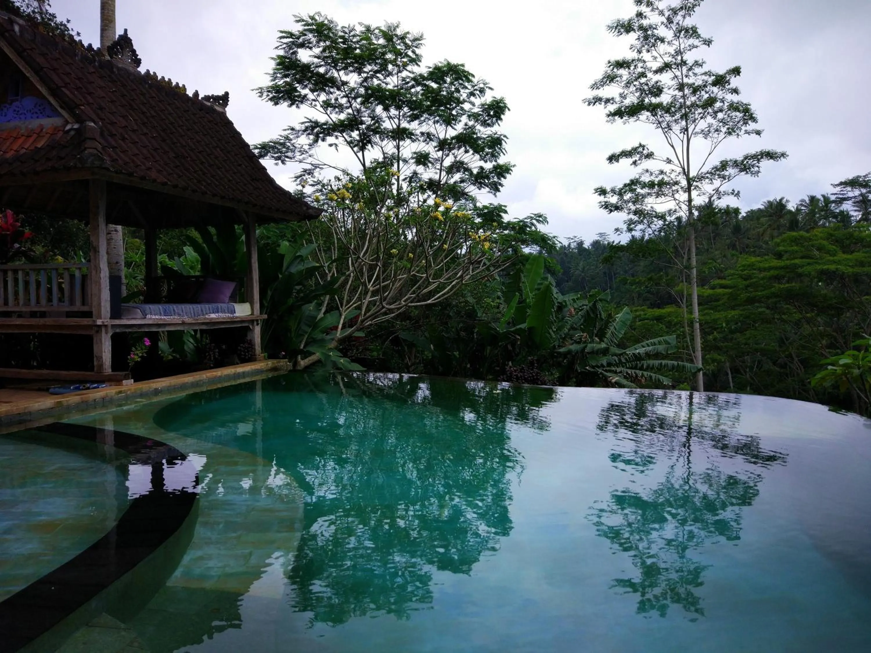 Swimming pool in Tirta Asri Ubud Villa