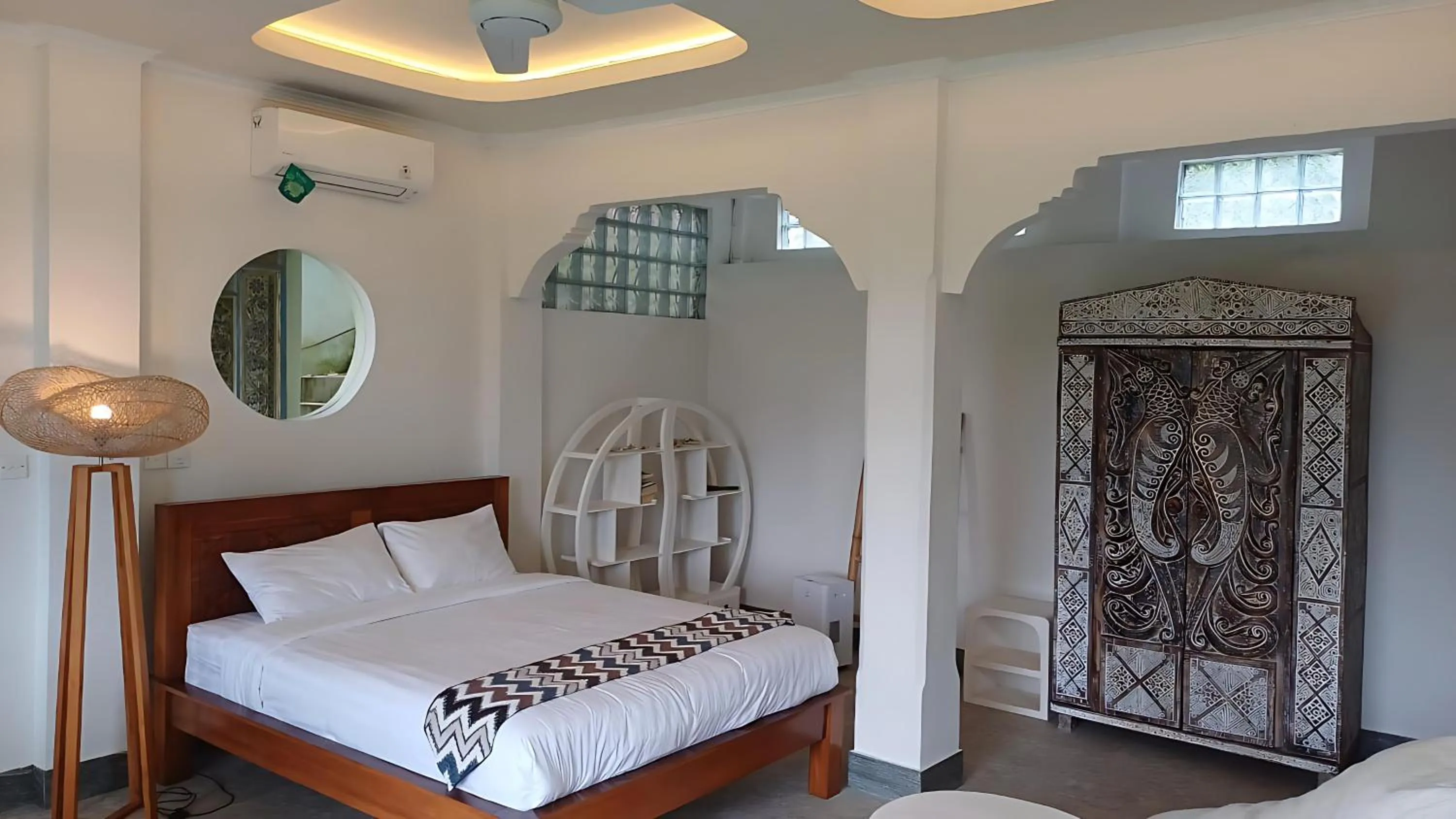 Bedroom, Bed in Tirta Asri Ubud Villa