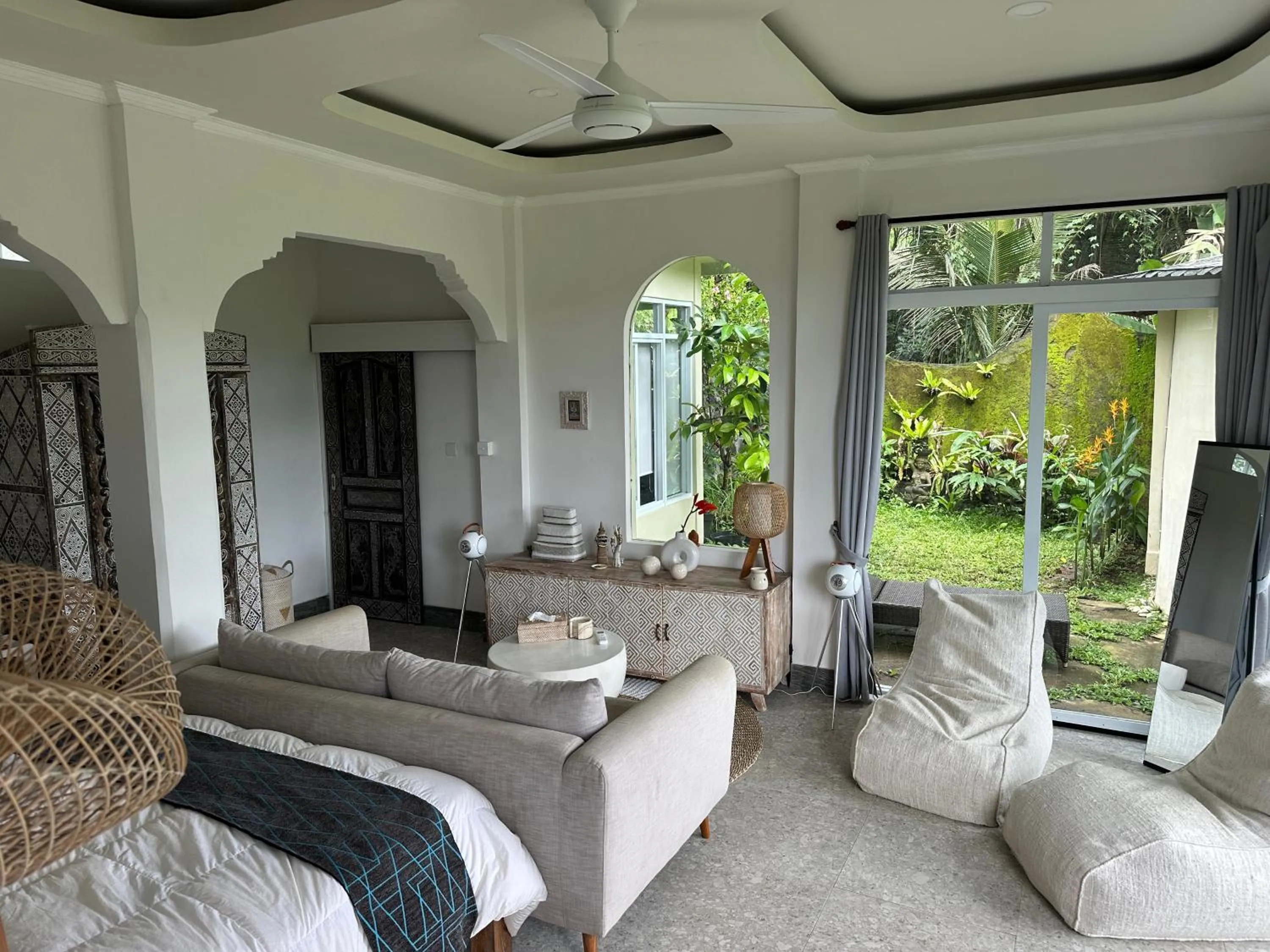 Garden view in Tirta Asri Ubud Villa