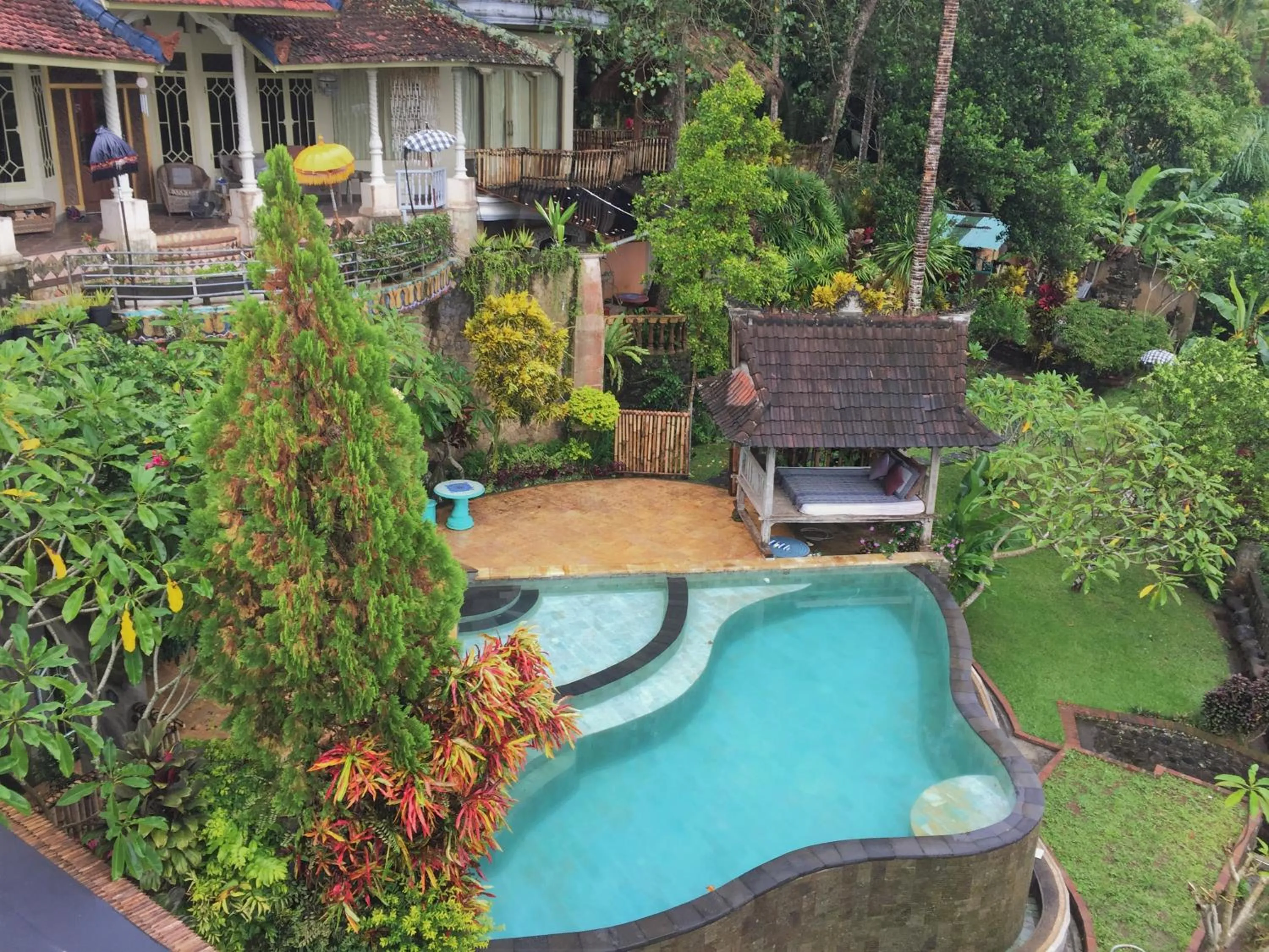 Bird's eye view in Tirta Asri Ubud Villa