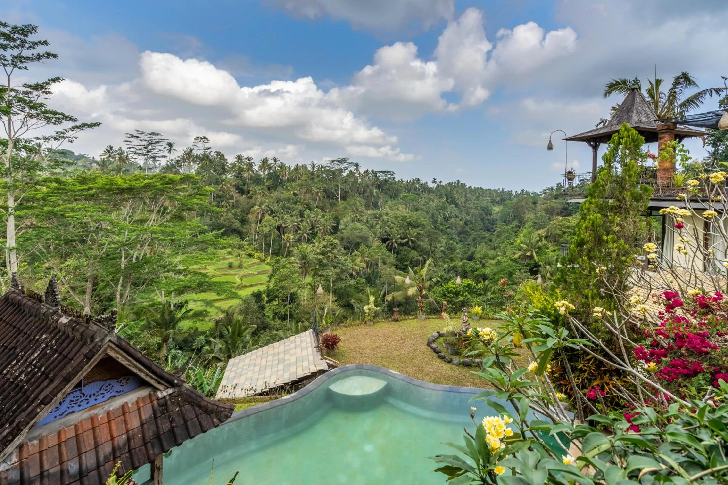 Natural landscape in Tirta Asri Ubud Villa