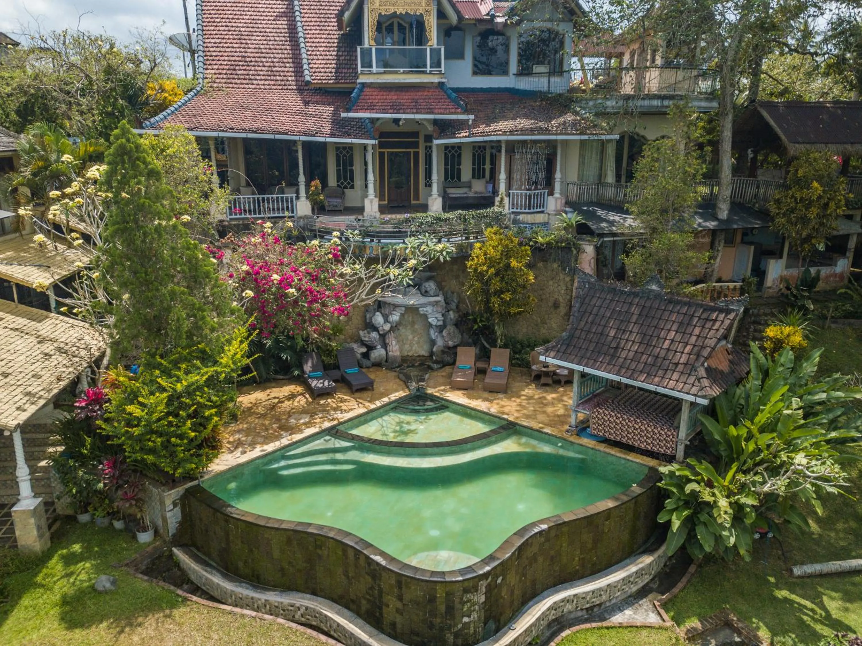 Bird's eye view in Tirta Asri Ubud Villa
