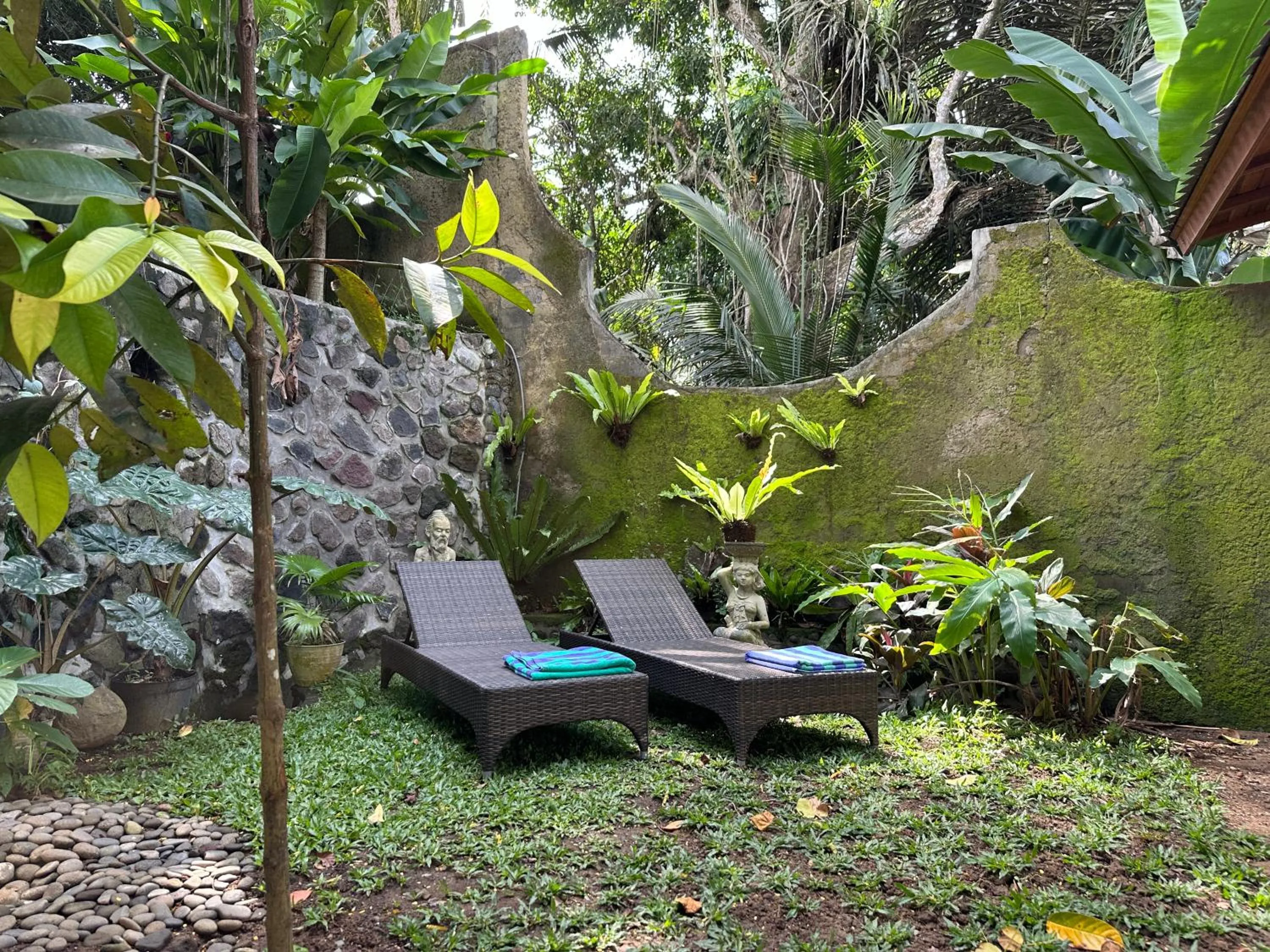 Garden in Tirta Asri Ubud Villa