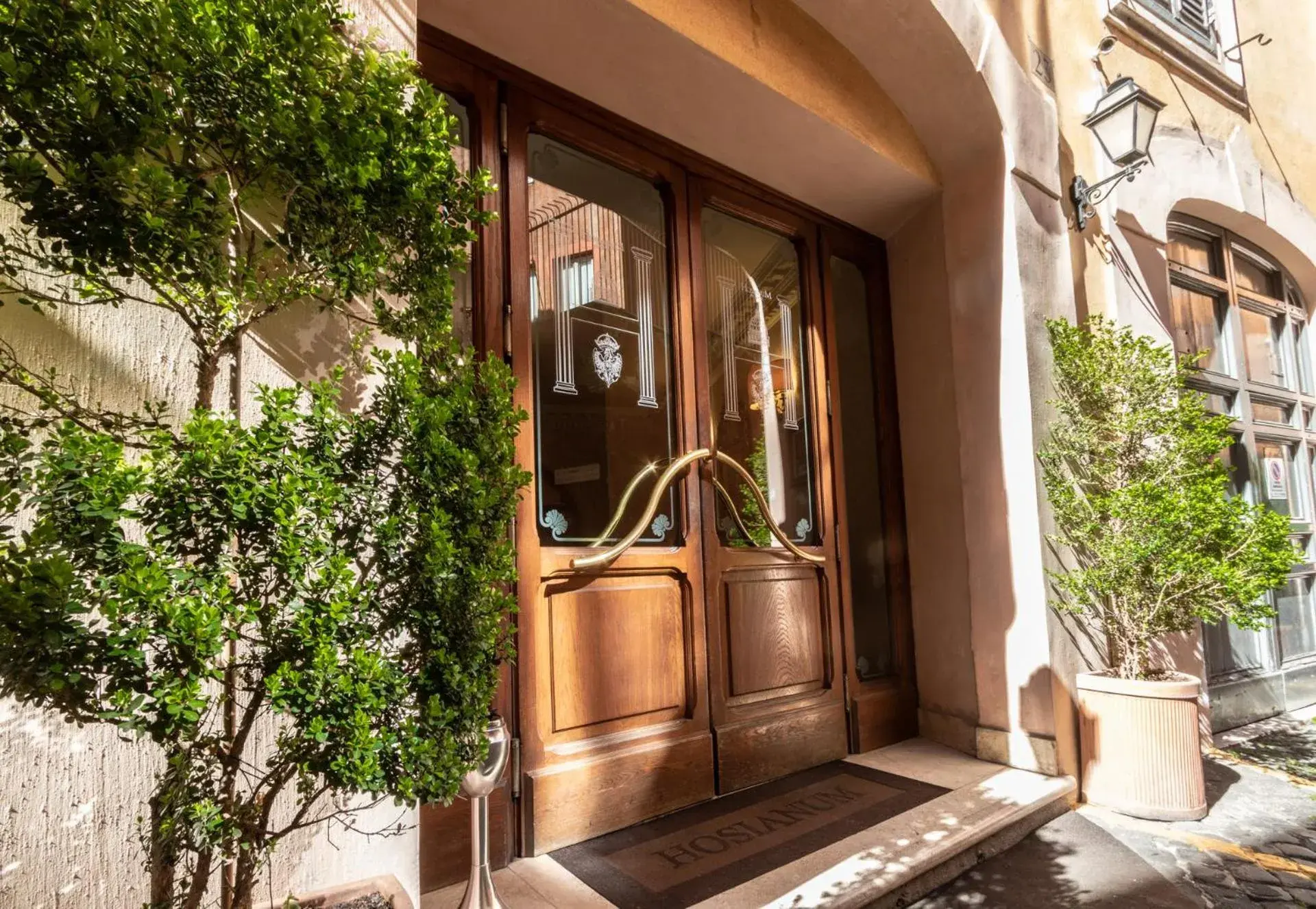 Facade/entrance in Hosianum Palace Facade/entrance in Hosianum Palace