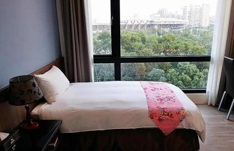 Bed in Sendale Zhubei Business Hotel