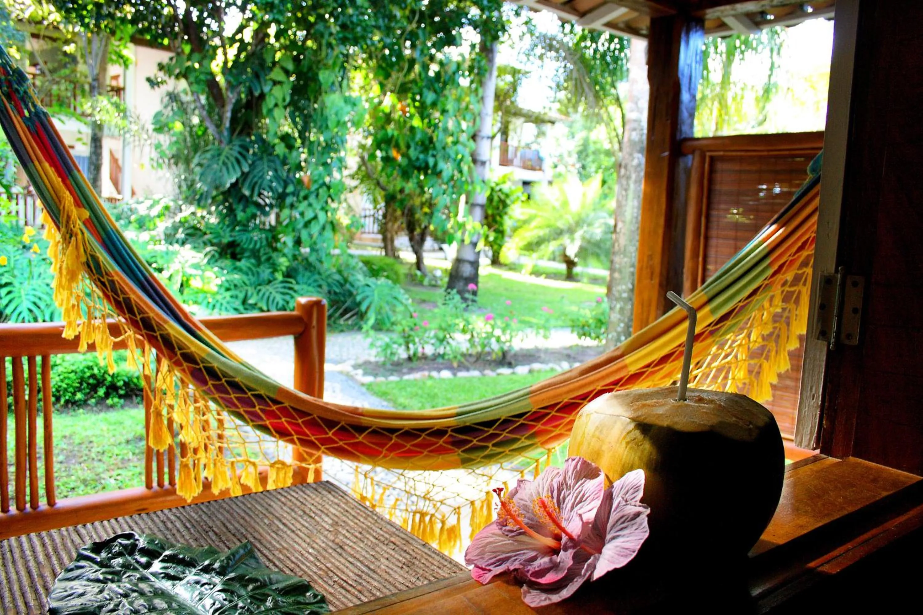 Garden view in Manacá Pousada Parque