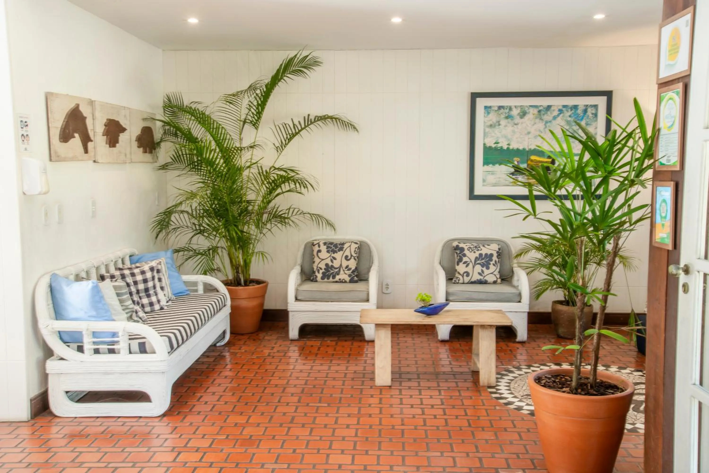 Lobby or reception in Manacá Pousada Parque