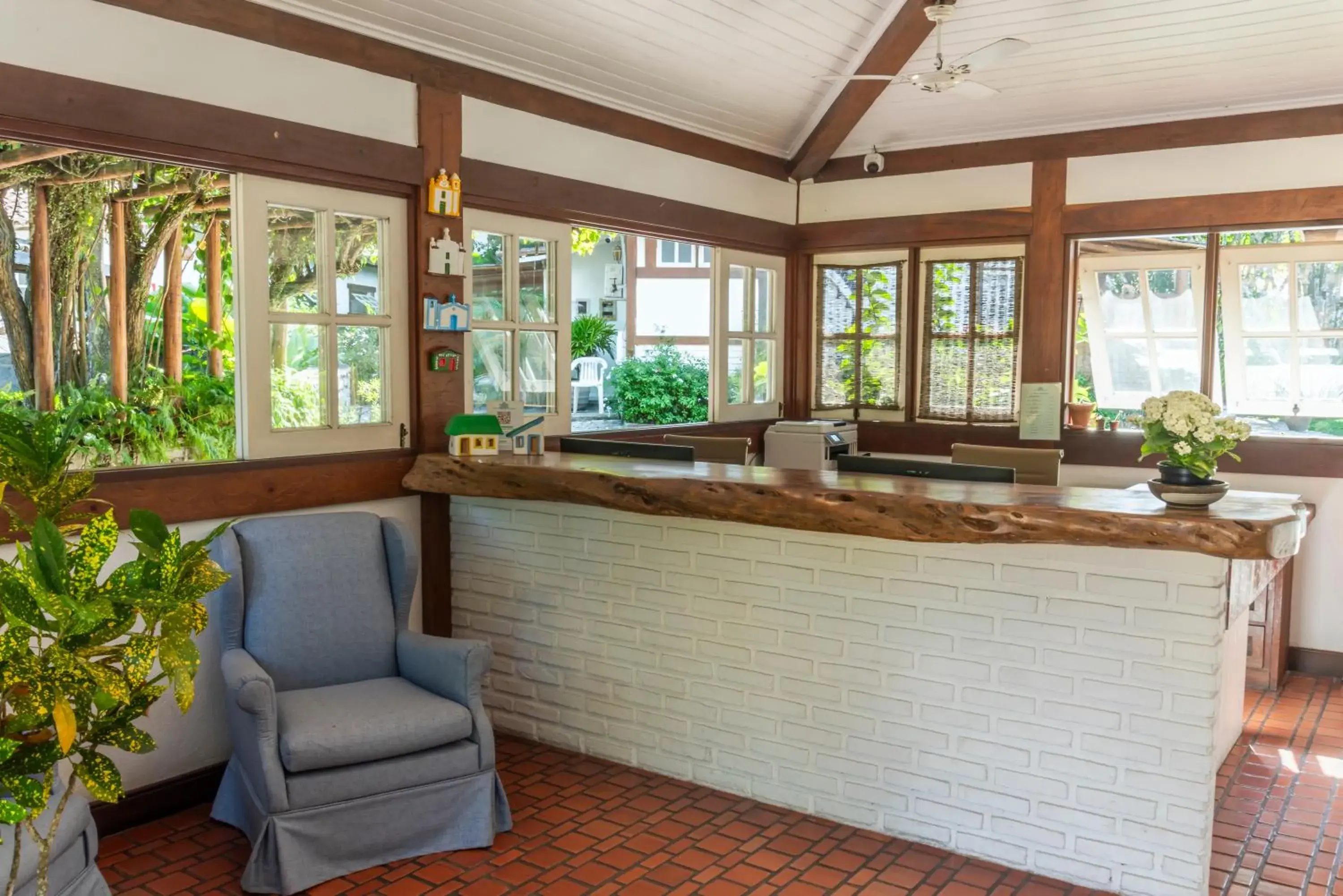 Lobby or reception in Manacá Pousada Parque Lobby or reception in Manacá Pousada Parque