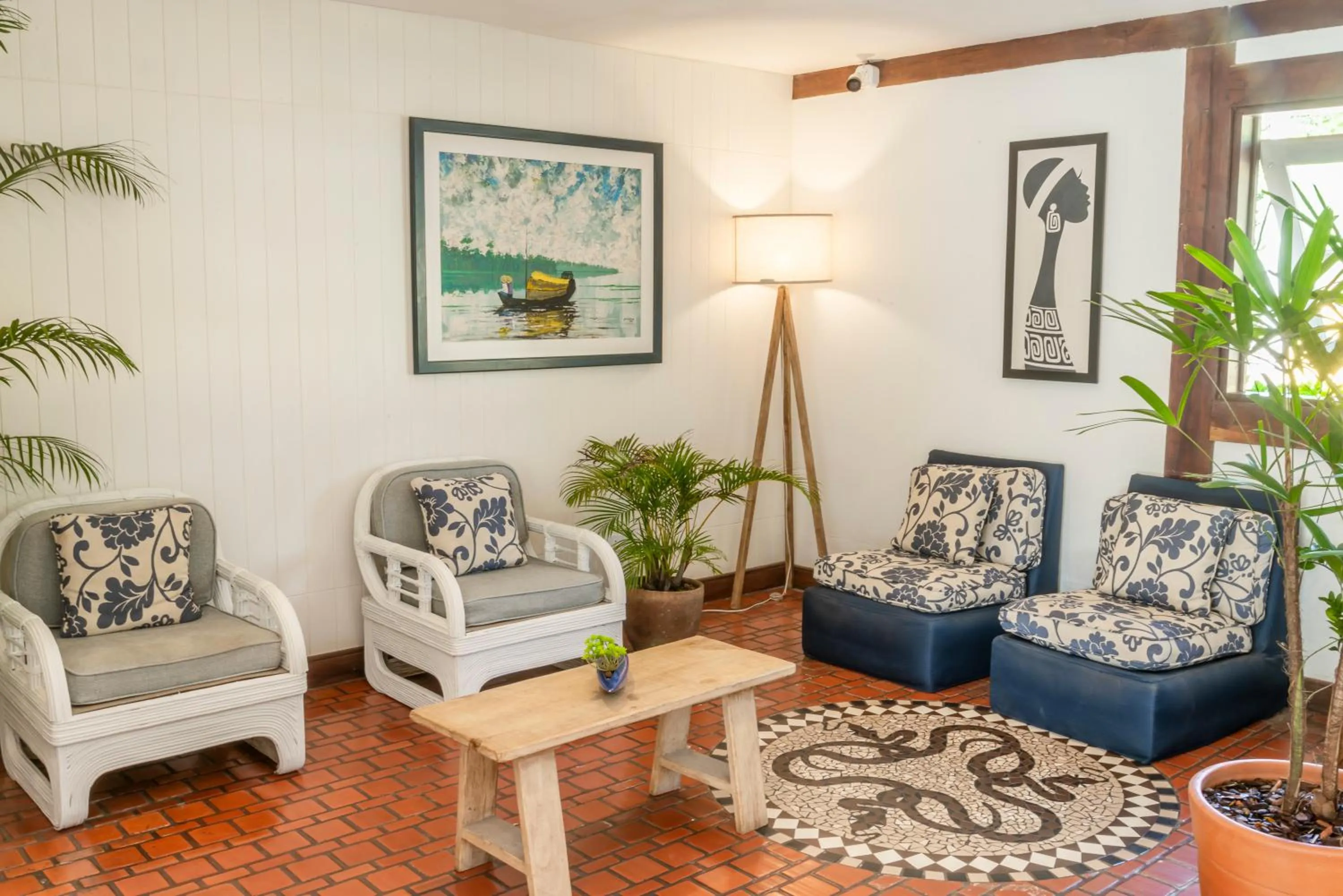 Lobby or reception in Manacá Pousada Parque