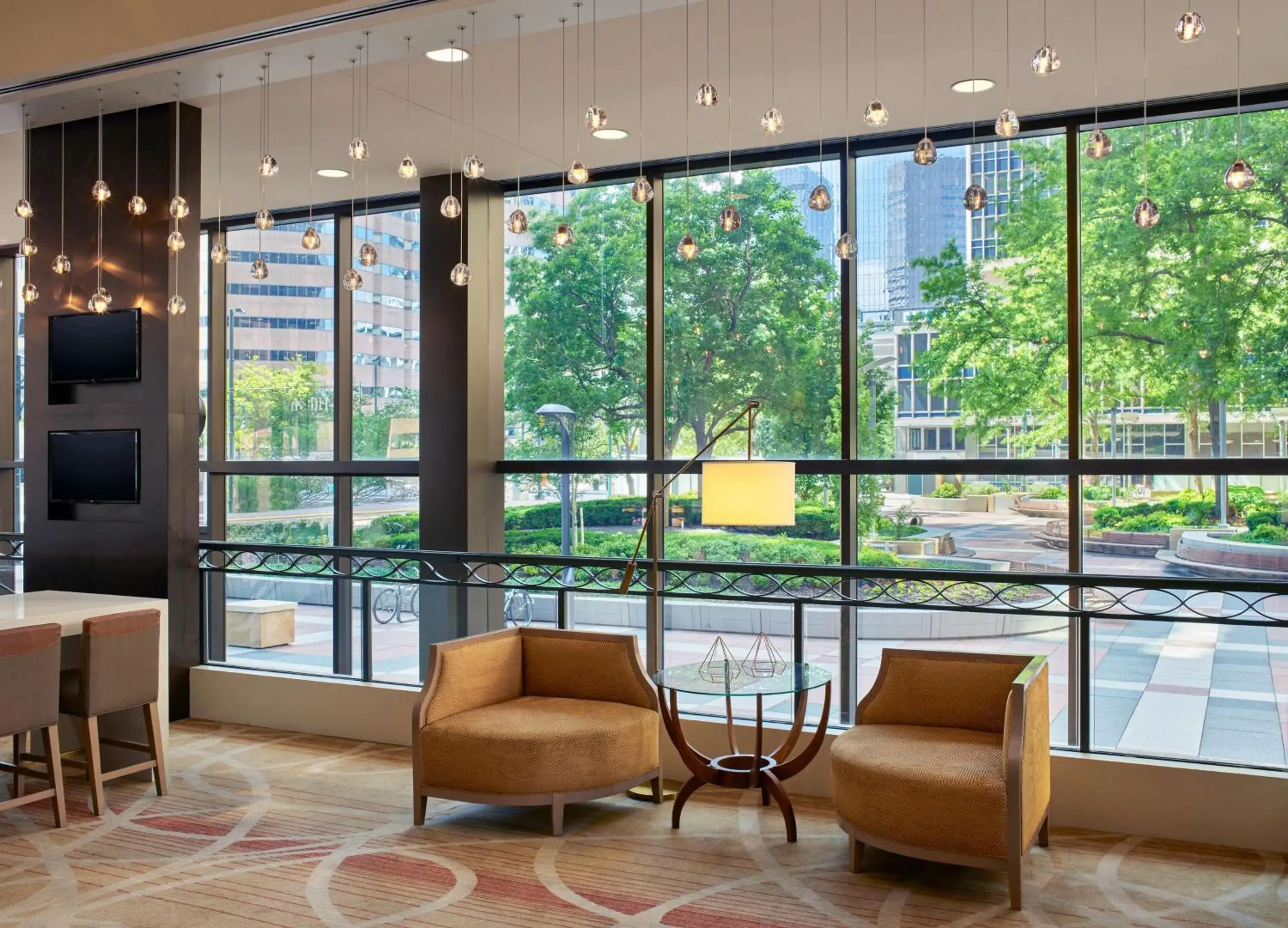 Lobby or reception in Hilton Denver City Center Lobby or reception in Hilton Denver City Center