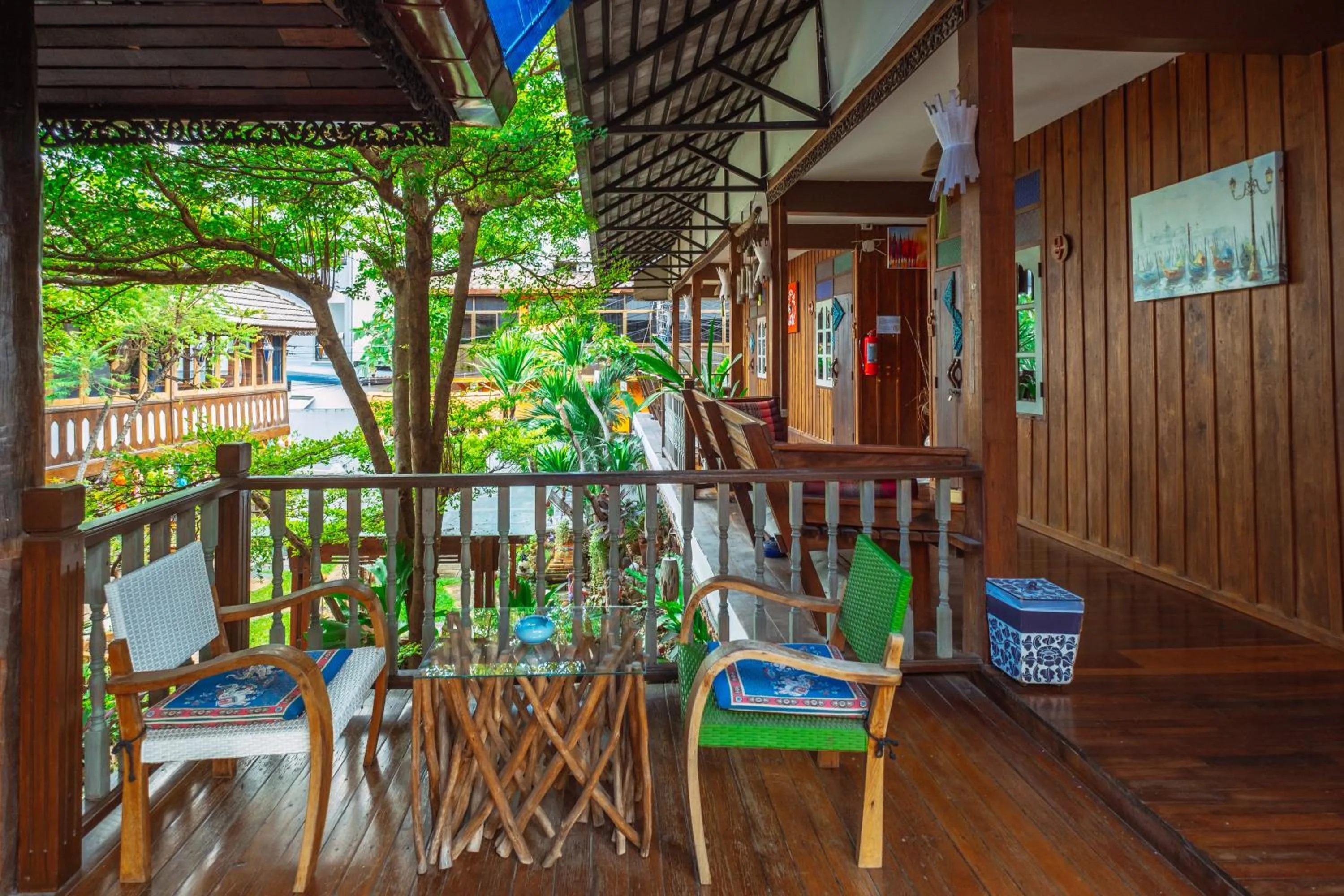 Garden view in Pao Come Boutique House
