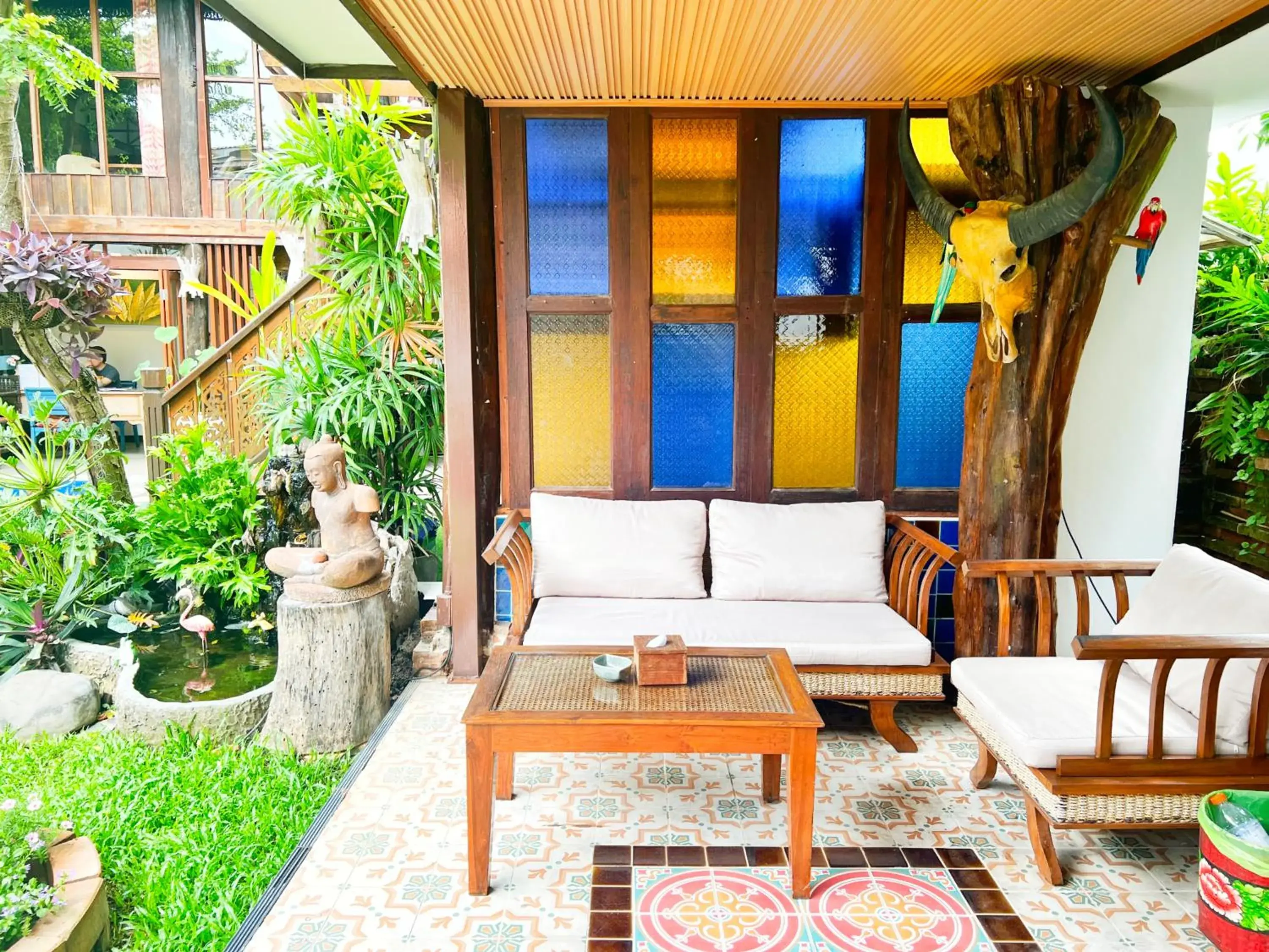 Garden view in Pao Come Boutique House Garden view in Pao Come Boutique House