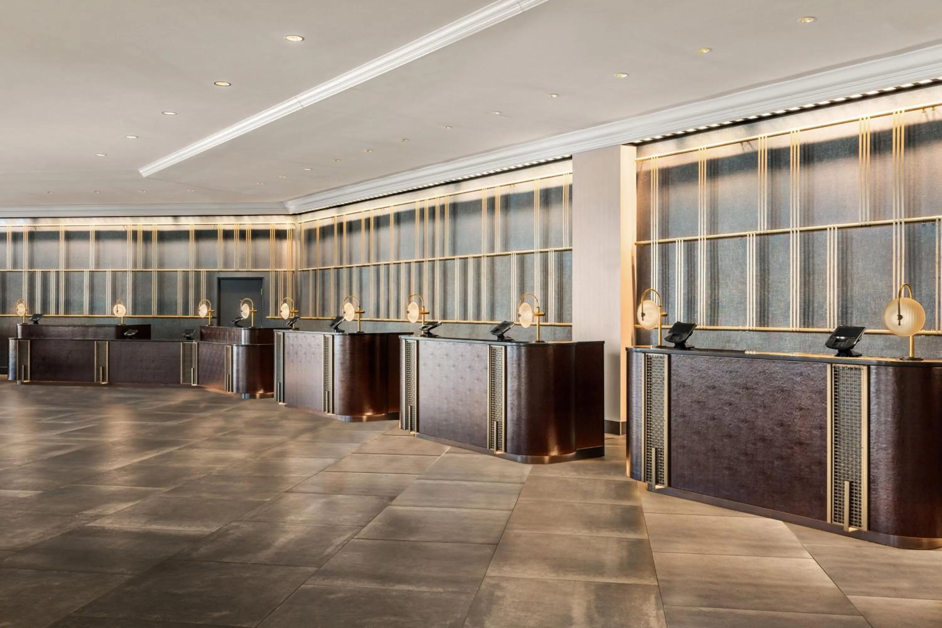 Lobby or reception in Detroit Marriott at the Renaissance Center