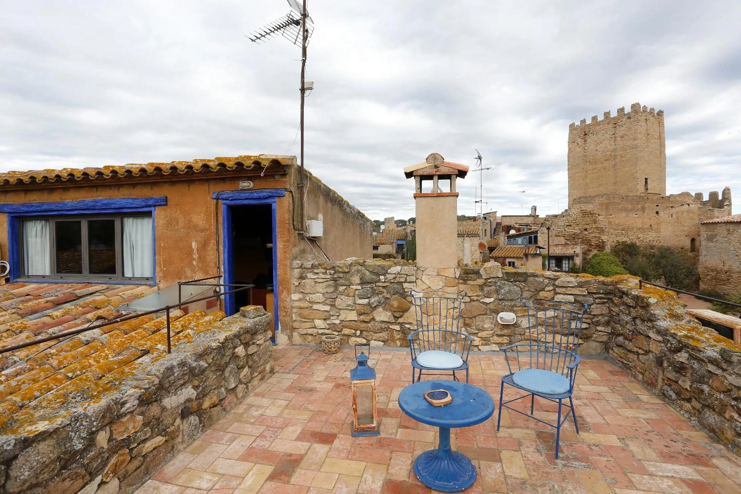 Balcony/Terrace in Hostal Blau