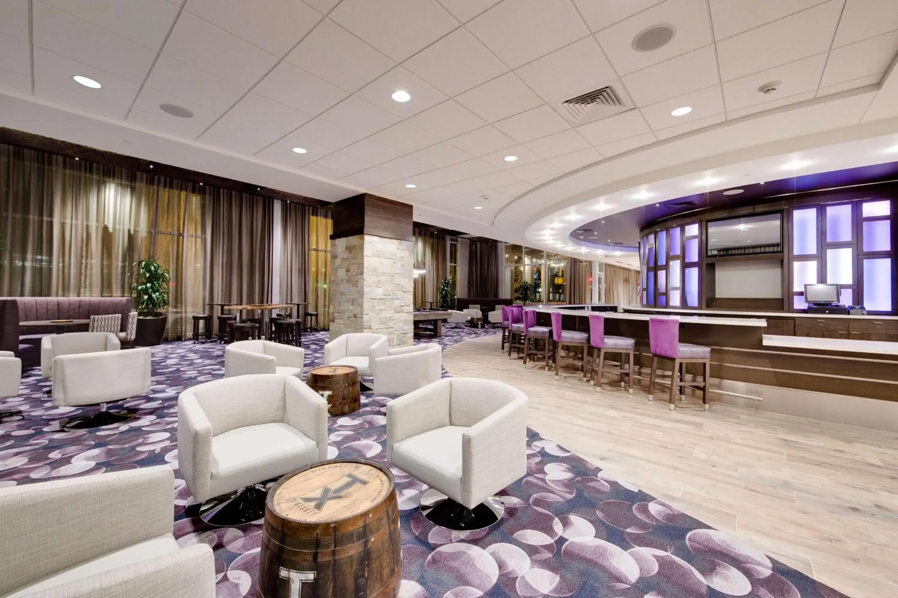 Lobby or reception in Hampton Inn & Suites Fort Worth Downtown Lobby or reception in Hampton Inn & Suites Fort Worth Downtown