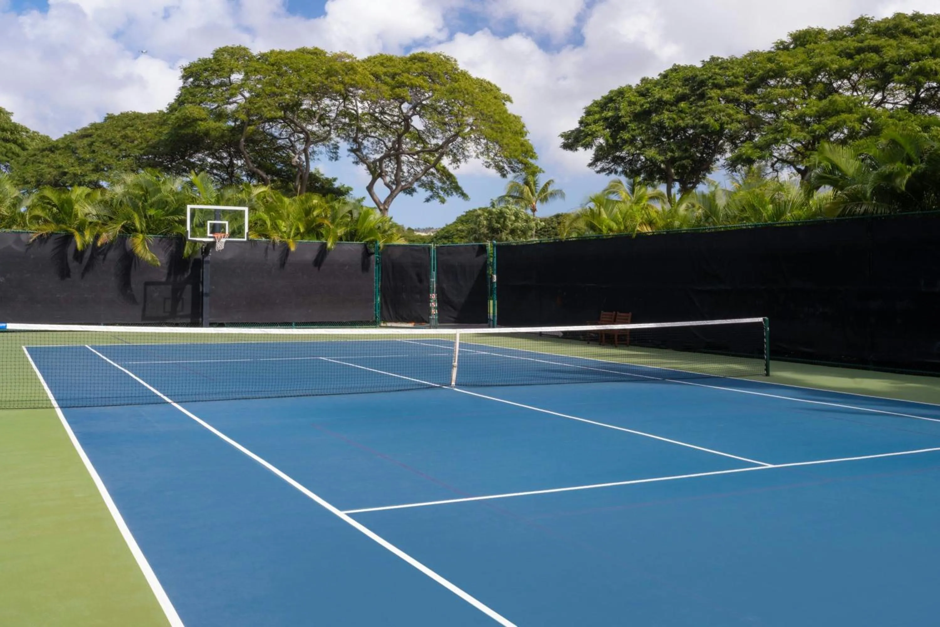 Tennis court in Marriott's Maui Ocean Club - Molokai, Maui & Lanai Towers