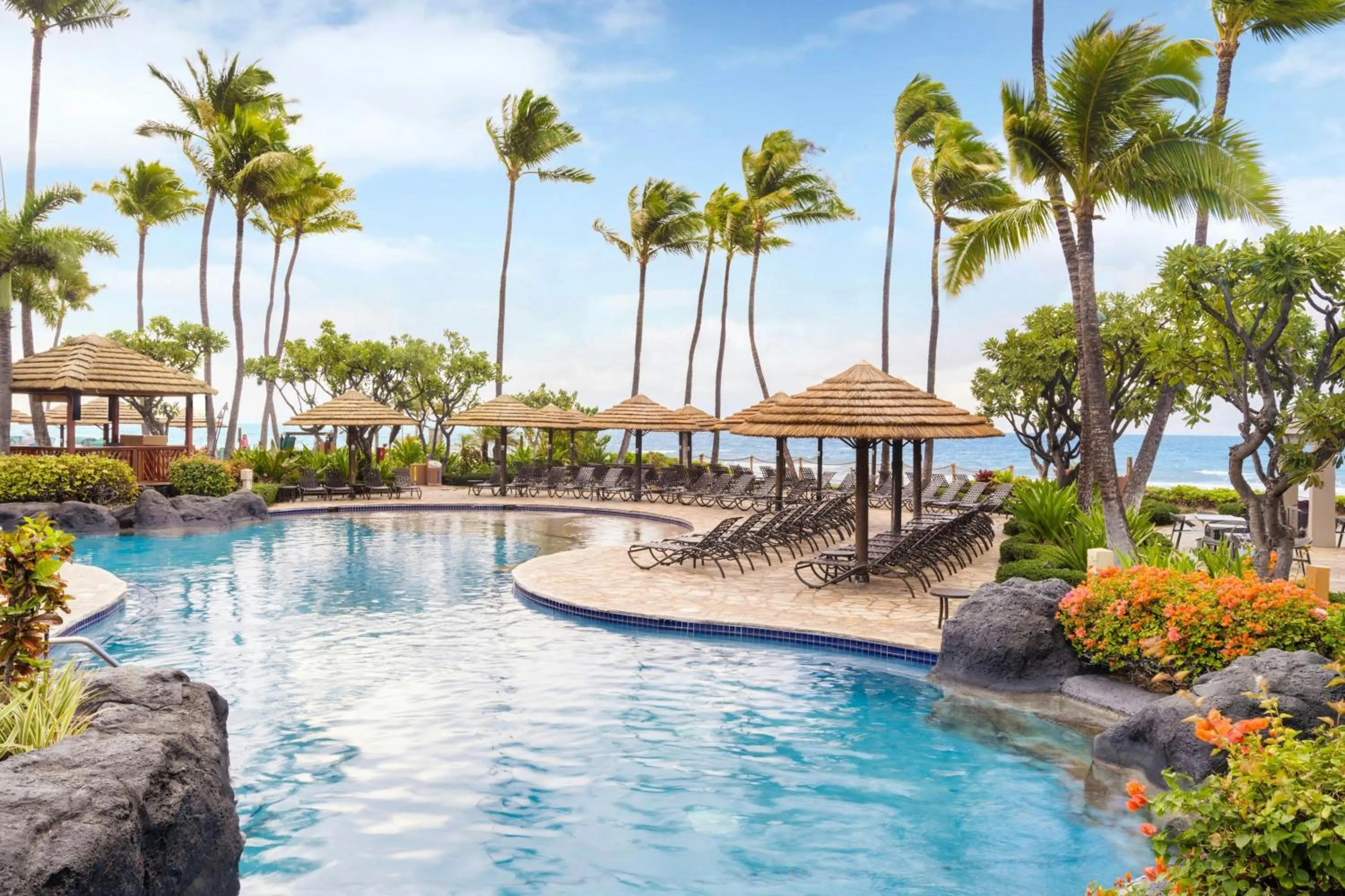 Swimming pool in Marriott's Maui Ocean Club - Molokai, Maui & Lanai Towers
