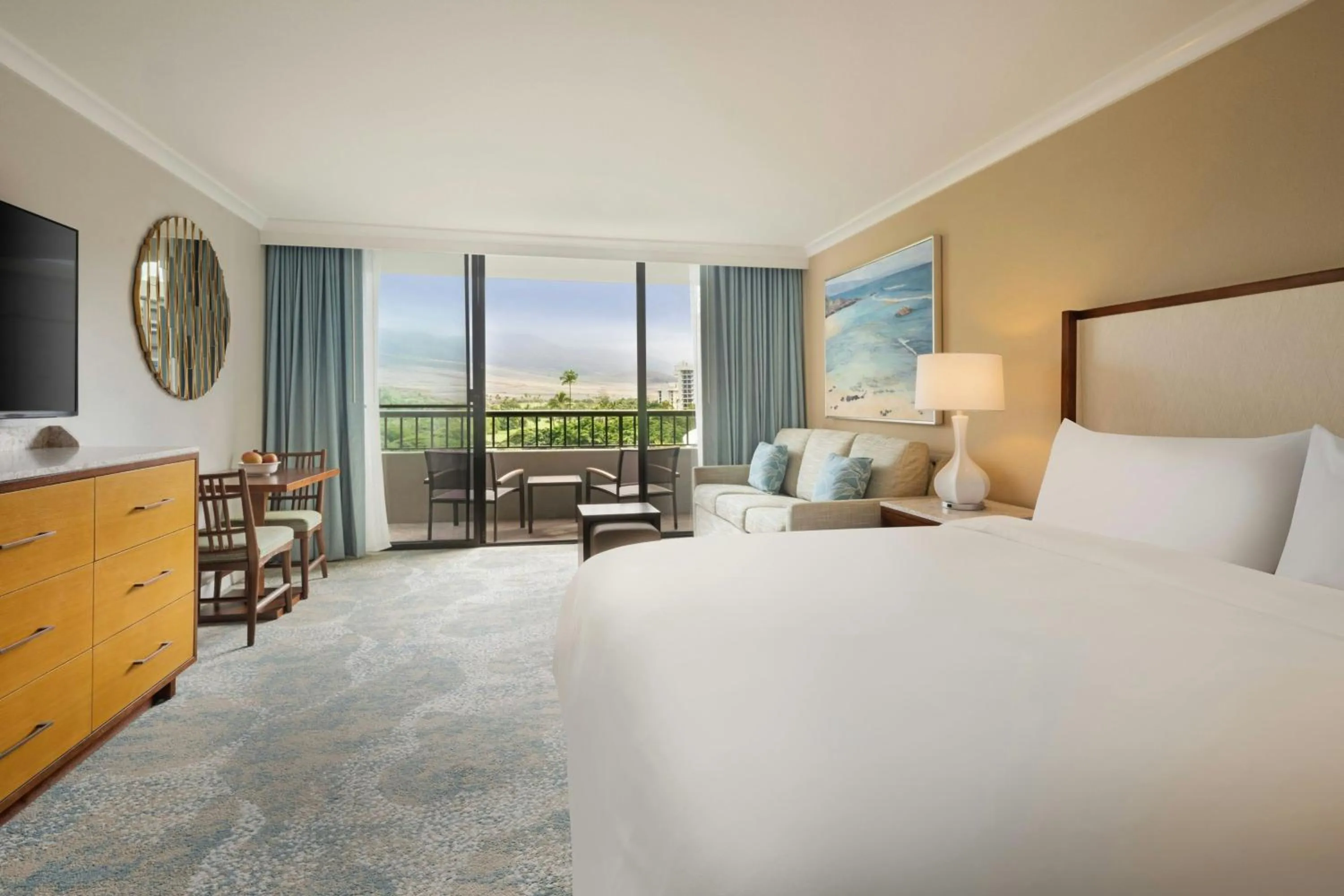 Photo of the whole room, Bed in Marriott's Maui Ocean Club - Molokai, Maui & Lanai Towers