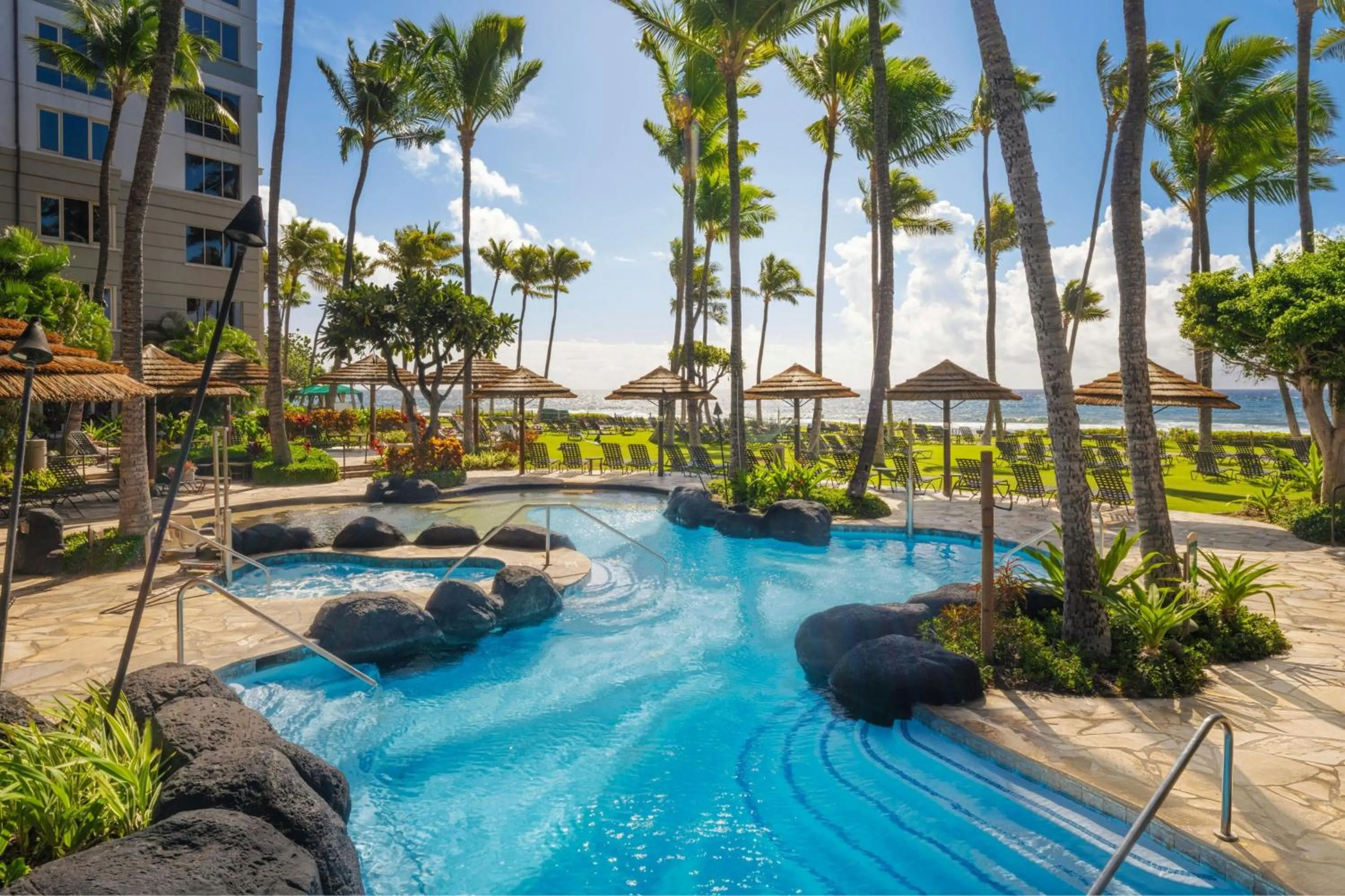 Swimming pool in Marriott's Maui Ocean Club - Molokai, Maui & Lanai Towers