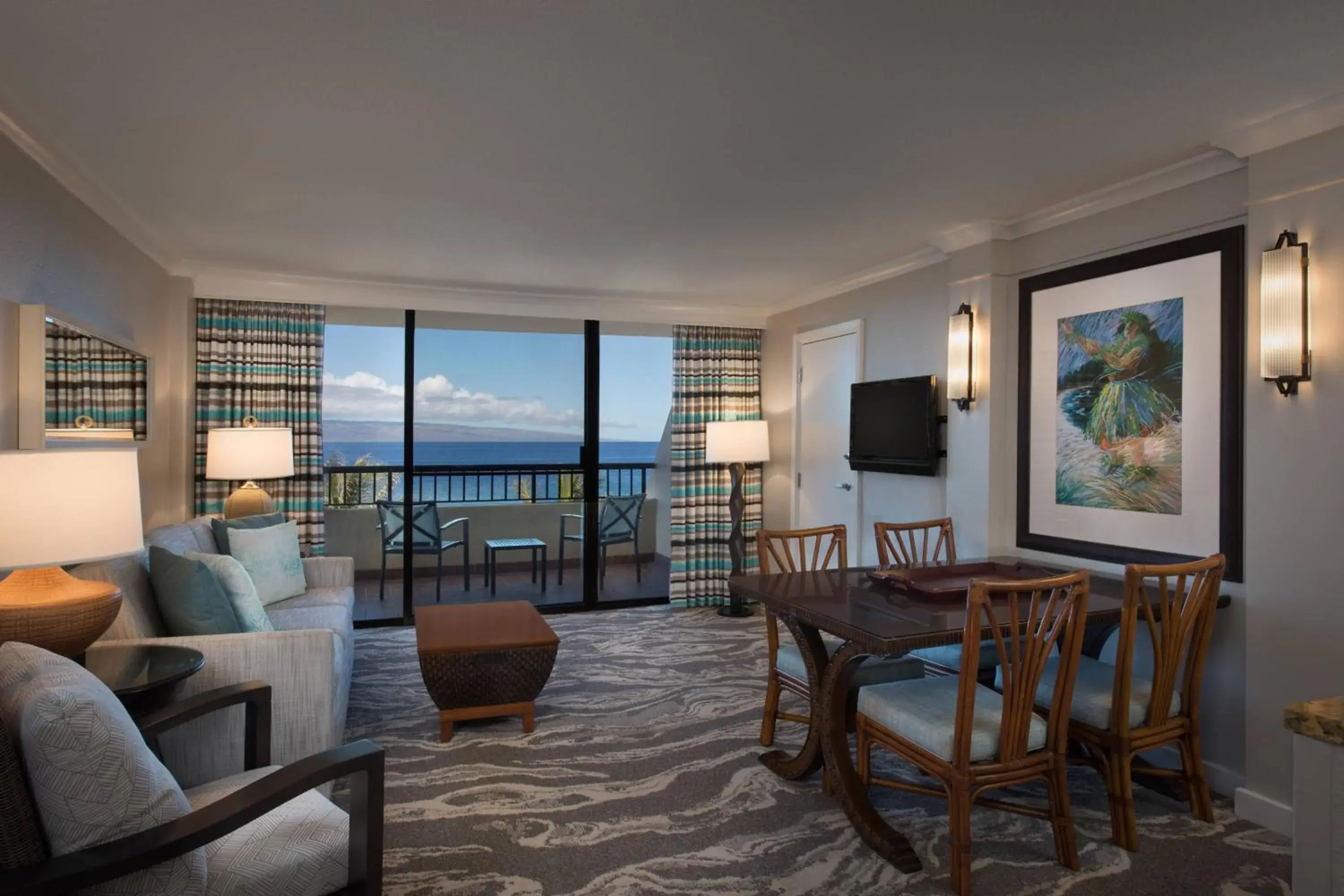 One-Bedroom King Suite with Oceanfront View in Marriott's Maui Ocean Club - Molokai, Maui & Lanai Towers One-Bedroom King Suite with Oceanfront View in Marriott's Maui Ocean Club - Molokai, Maui & Lanai Towers