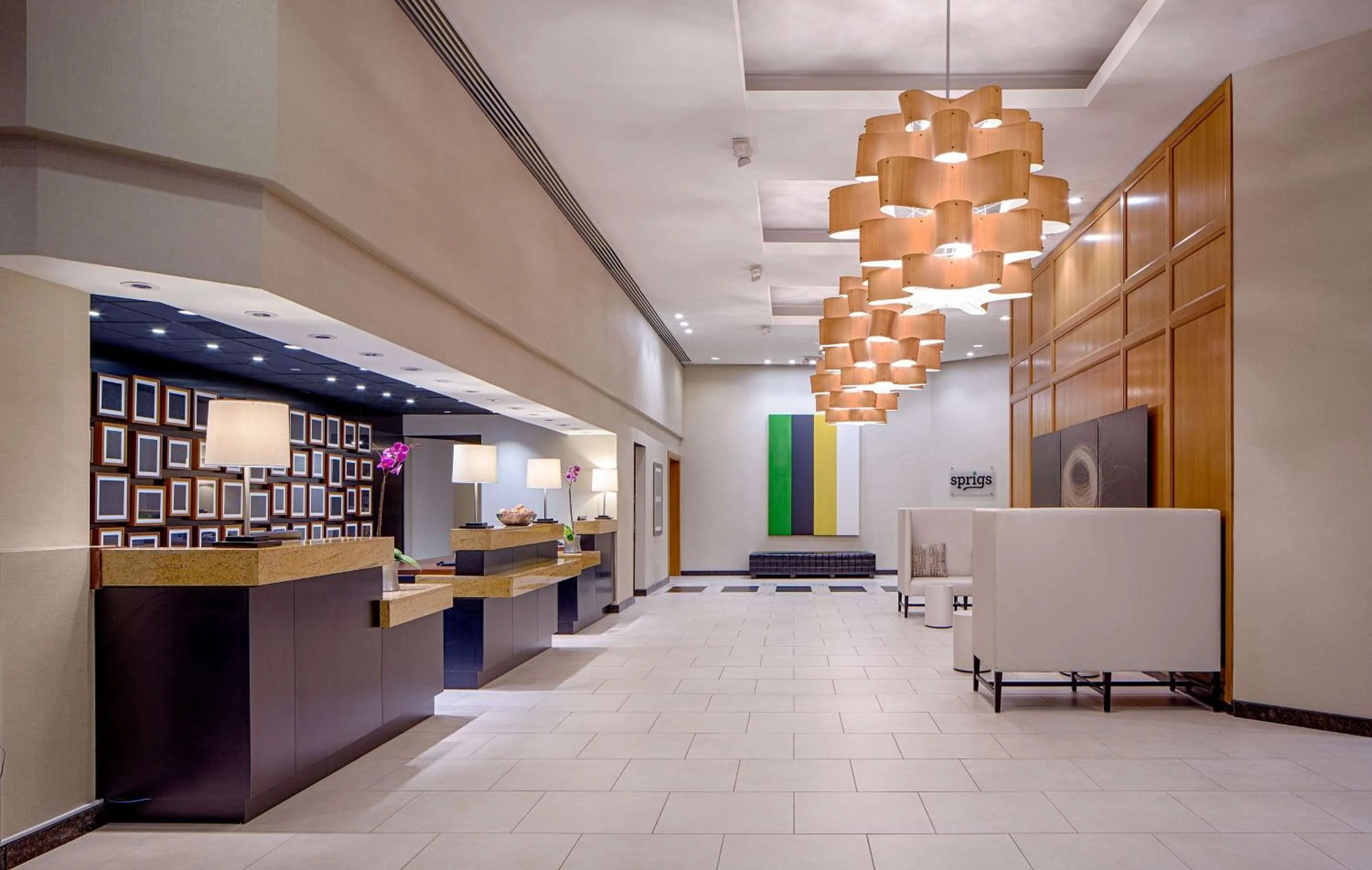 Lobby or reception in DoubleTree by Hilton Hotel Houston Greenway Plaza