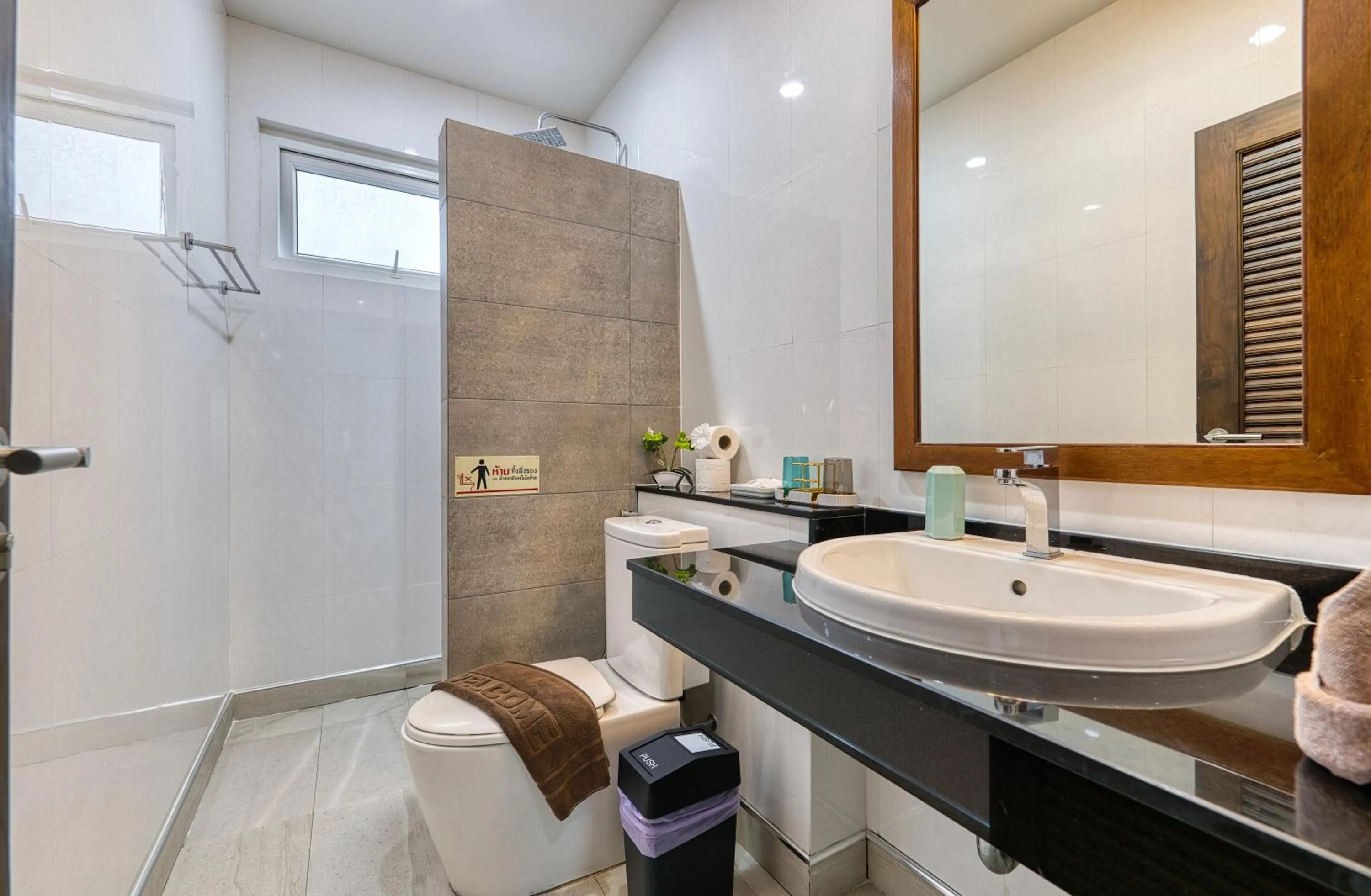 Shower in Surisa Seaview Pool Villas