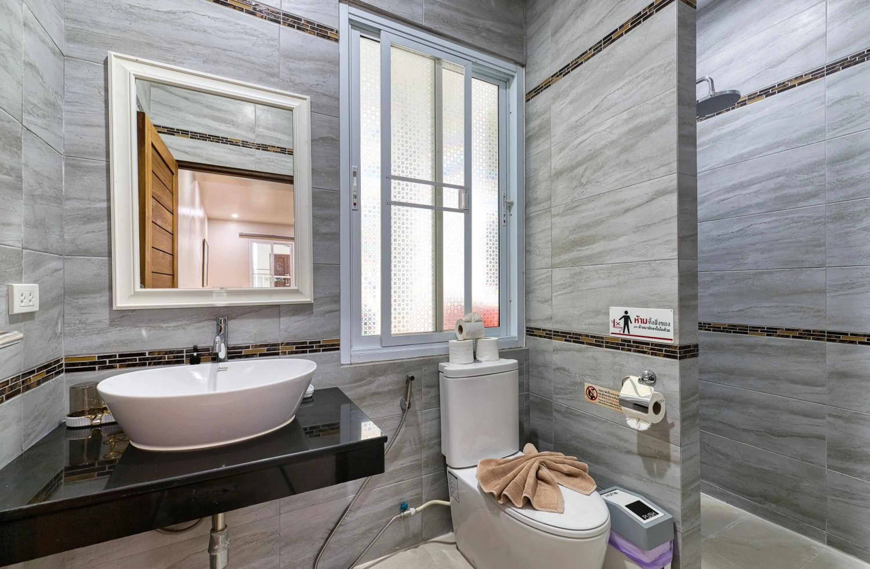 Shower in Surisa Seaview Pool Villas