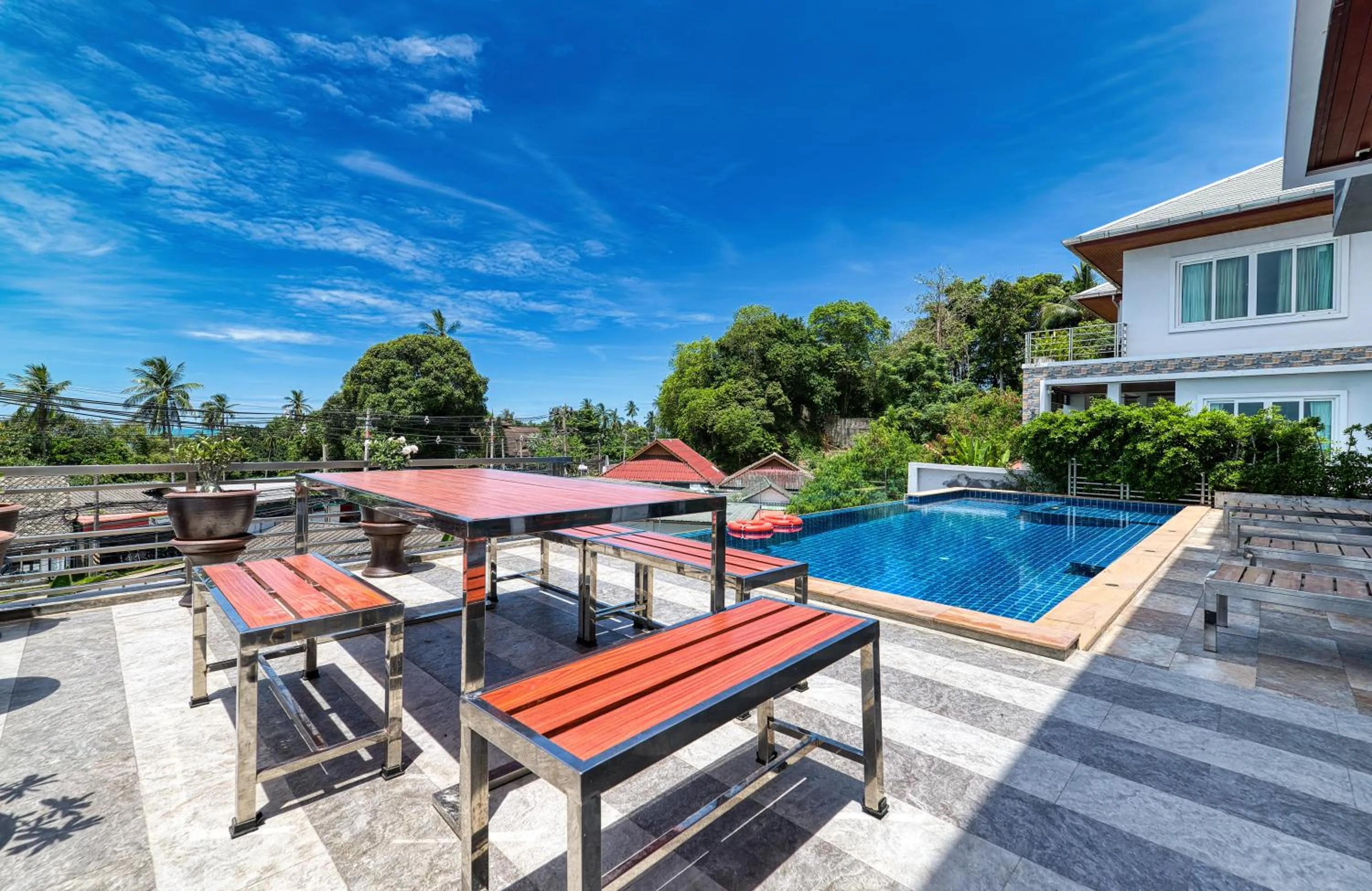 Swimming pool in Surisa Seaview Pool Villas