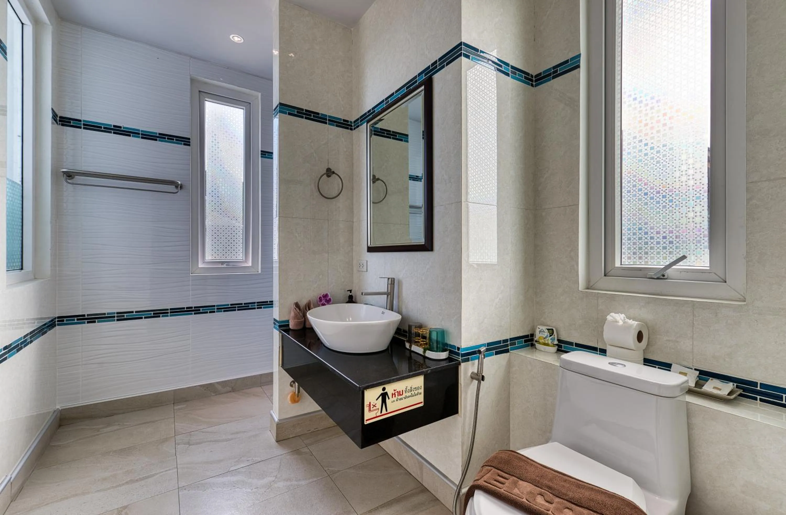 Shower in Surisa Seaview Pool Villas