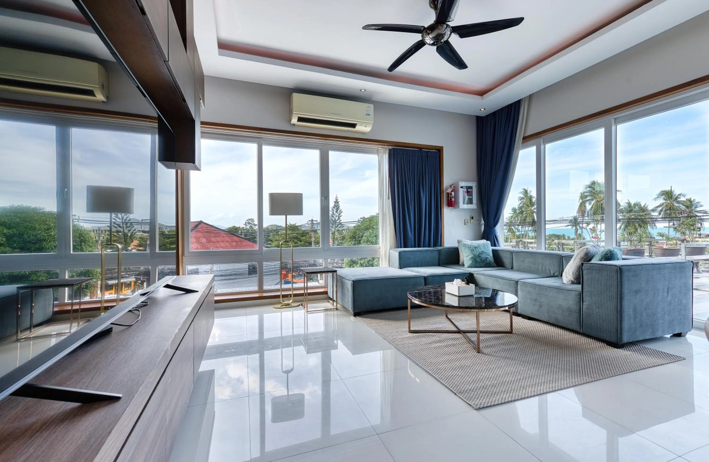 TV and multimedia in Surisa Seaview Pool Villas