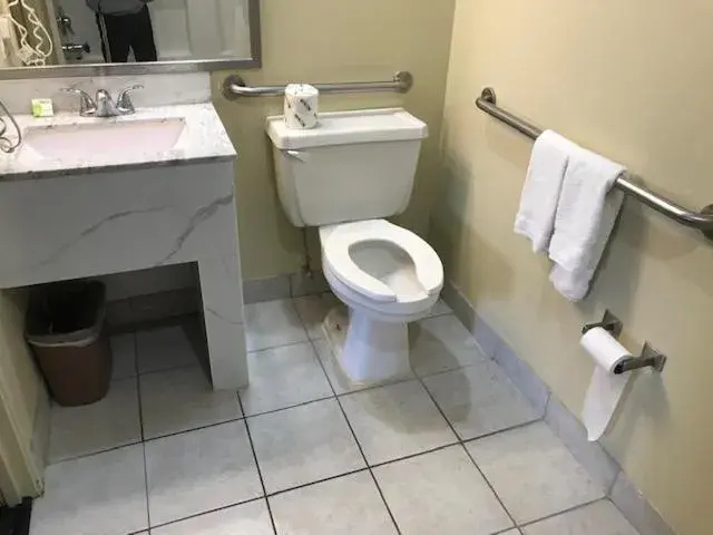 Toilet, Bathroom in Budget Inn Williamsville