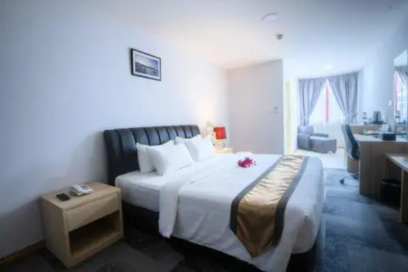 View (from property/room), Bed in Al Afiah Hotel View (from property/room), Bed in Al Afiah Hotel