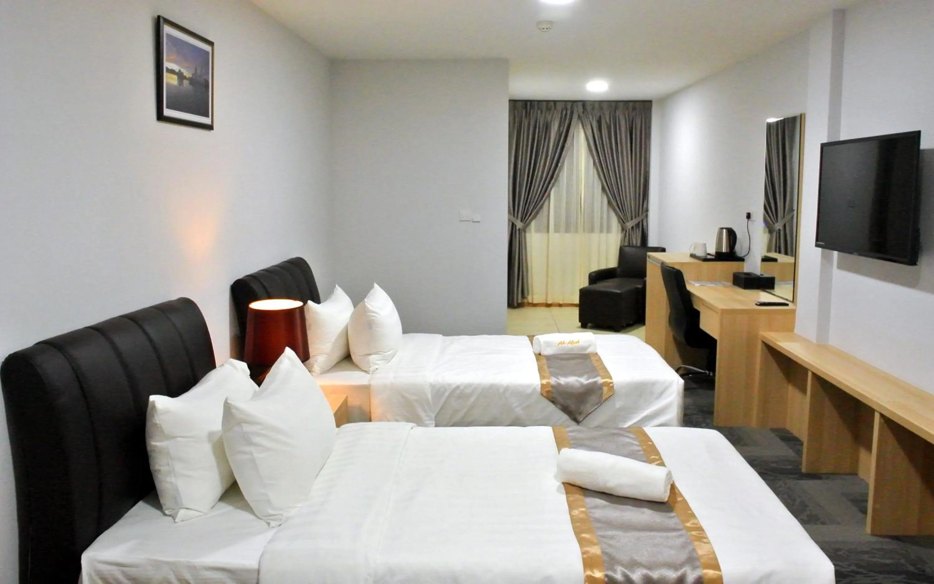 TV and multimedia, Bed in Al Afiah Hotel