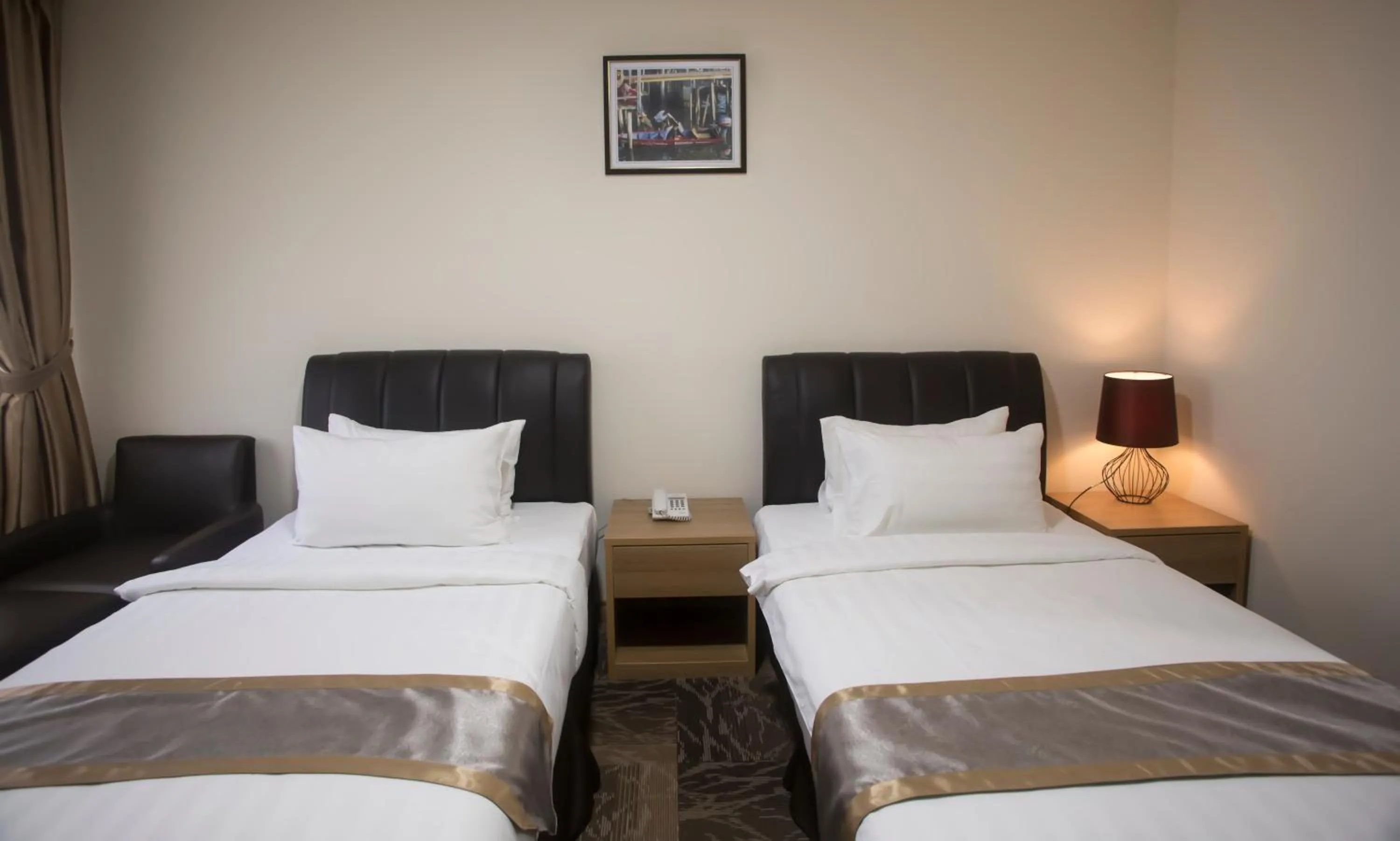 Bed in Al Afiah Hotel